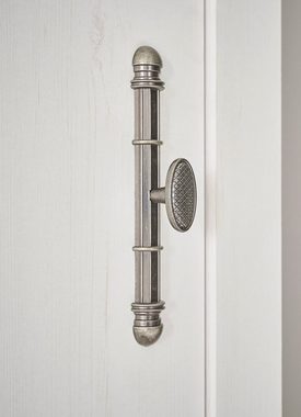Home affaire Lowboard RAVENNA, im romantischen Landhausstil, Griffe aus Metall, Breite 155 cm
