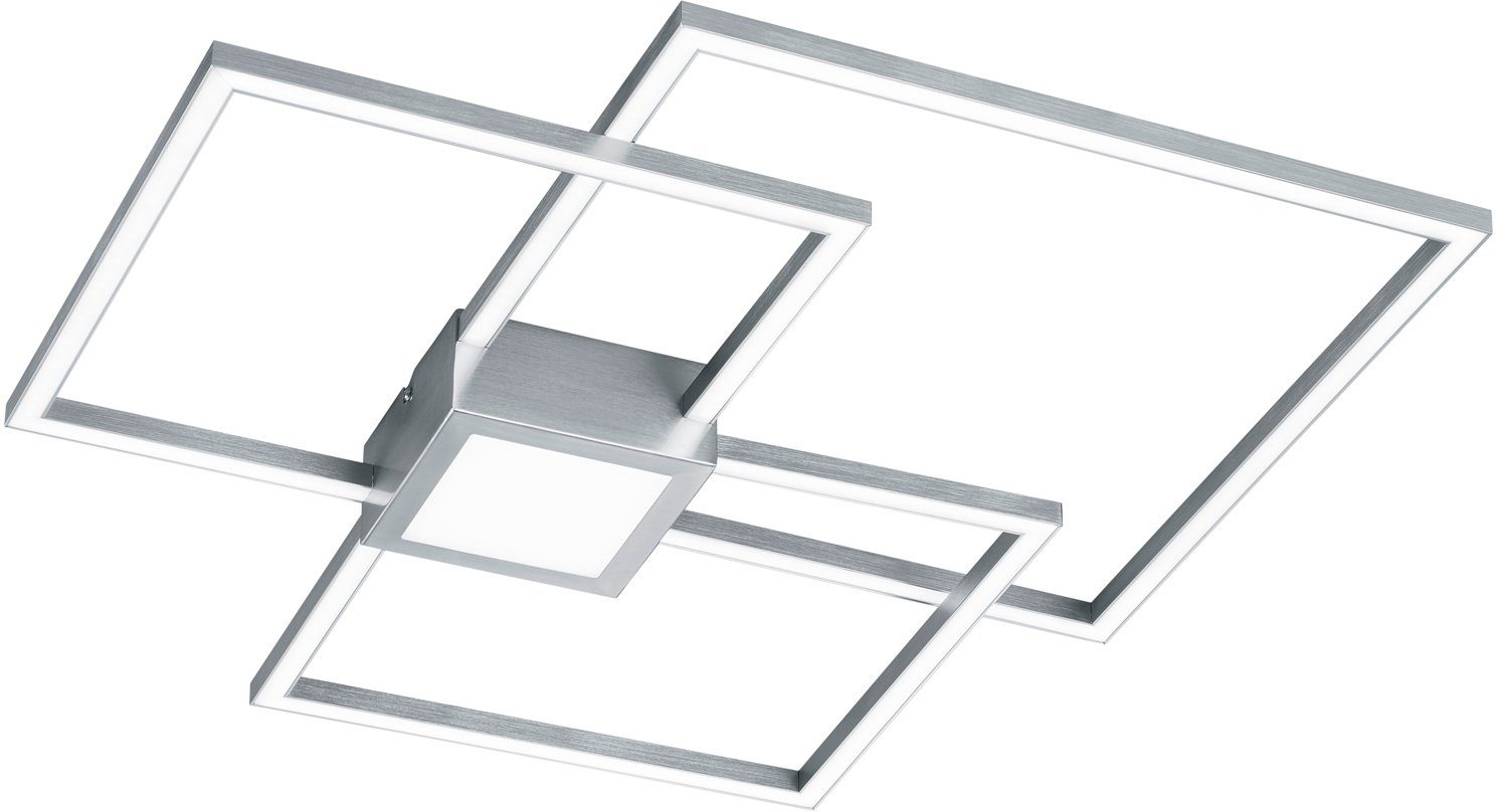 TRIO Leuchten LED Deckenleuchte Hydra, LED fest integriert, Warmweiß, LED Deckenlampe, Switch Dimmer