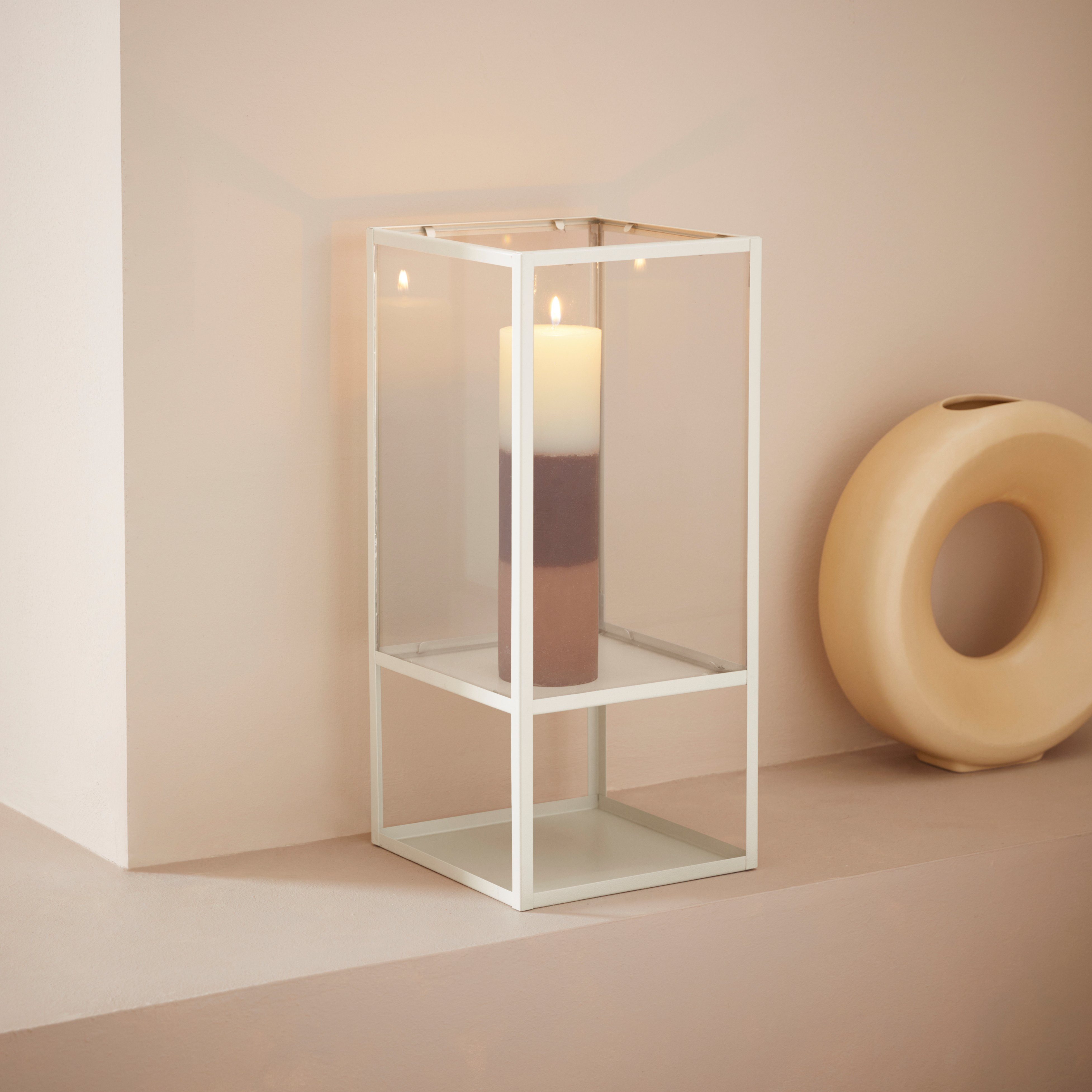 LeGer Home by Lena Gercke Windlicht Zhara (1 St), aus Metall und Glas