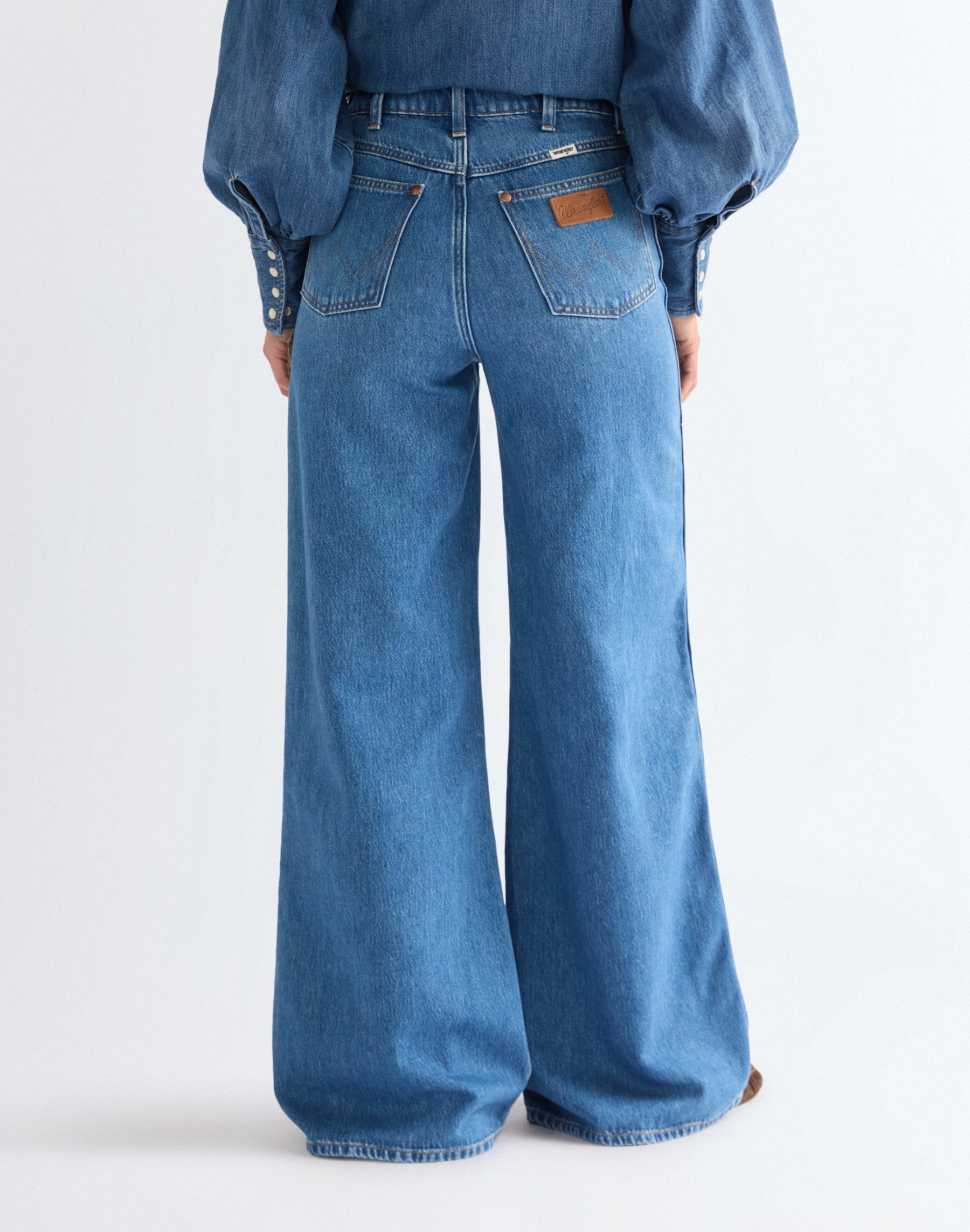 Wrangler Schlagjeans W-CANYO Bequeme Loose fit günstig online kaufen