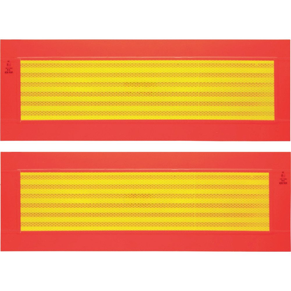 IWH Zielmarkierung IWH ECE 70 097607 Warnstreifen Orange (fluoreszierend), Gelb (reflekti, ECE 70