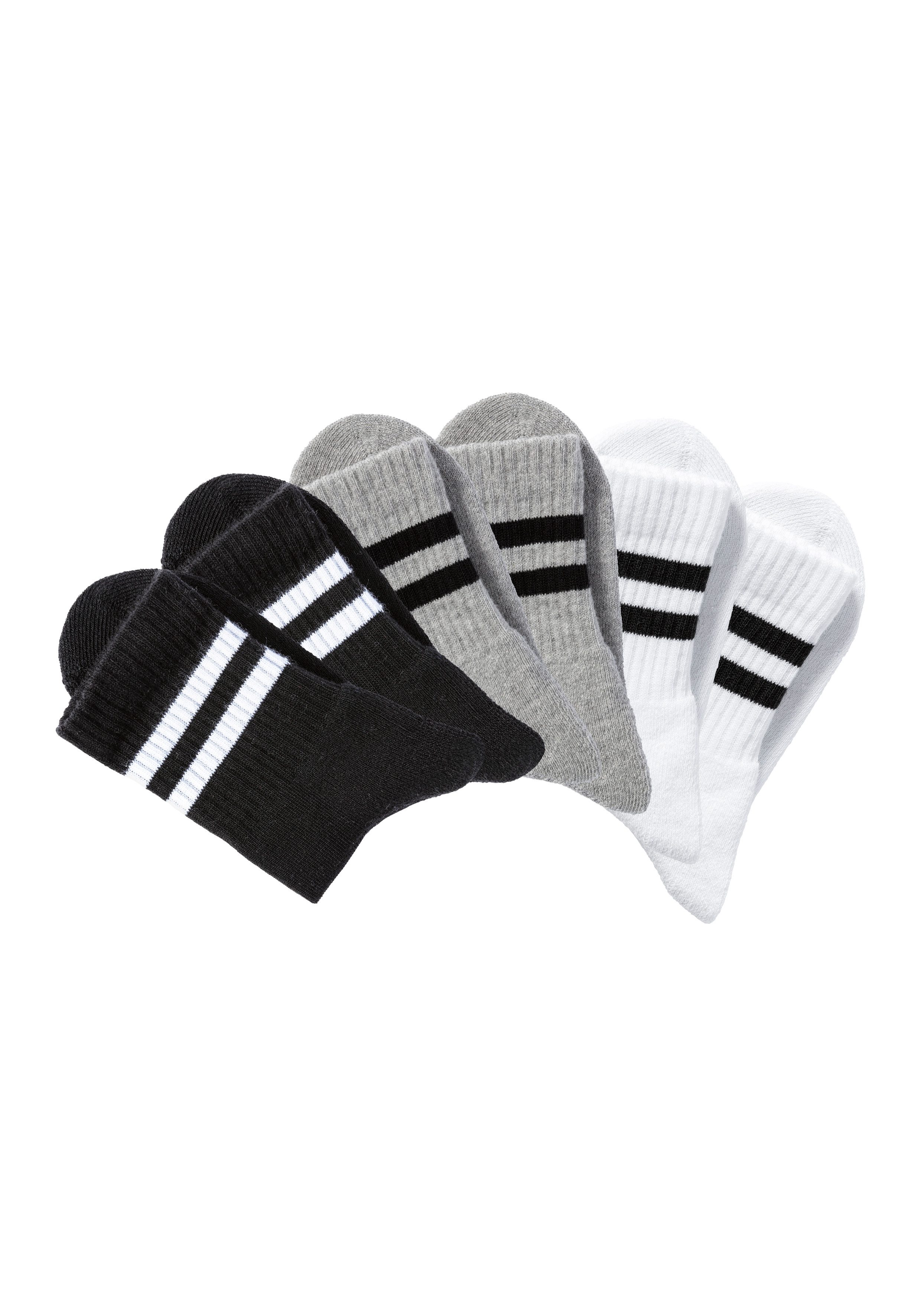 H.I.S Sportsocken (Packung, 6-Paar) klassische Tennissocken mit Streifen günstig online kaufen
