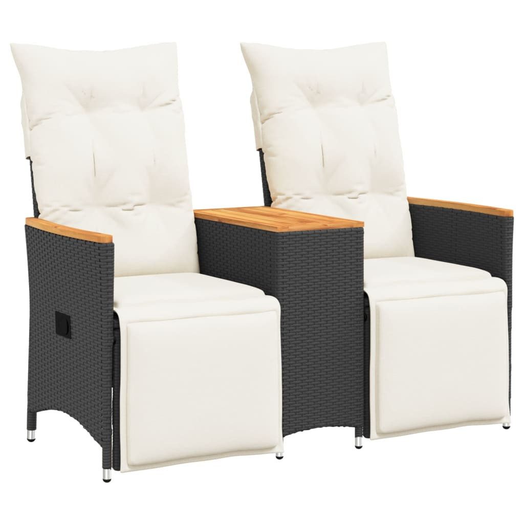 vidaXL Loungesofa Gartensofa 2-Sitzer Verstellbar mit günstig online kaufen