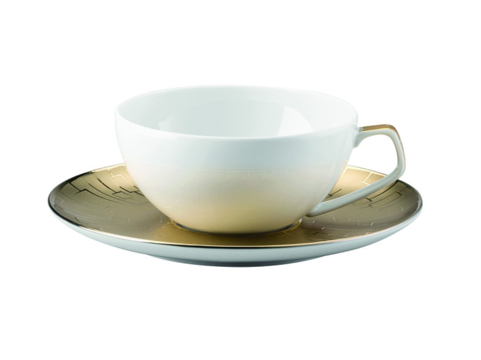 Rosenthal Tasse TAC Gropius Skin Gold Teetasse 2tlg., Porzellan