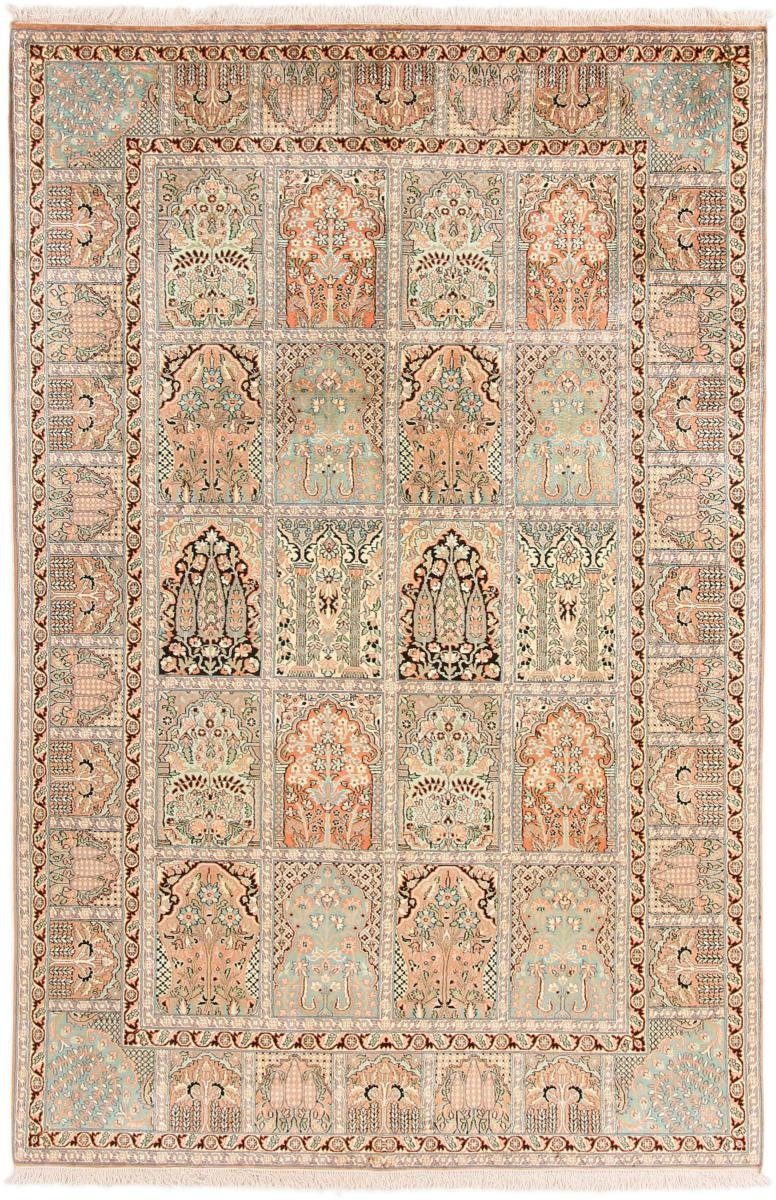 Orientteppich Kaschmir Kunst 4 mm Trading, Seide Handgeknüpfter rechteckig, Höhe: Orientteppich, 182x284 Nain