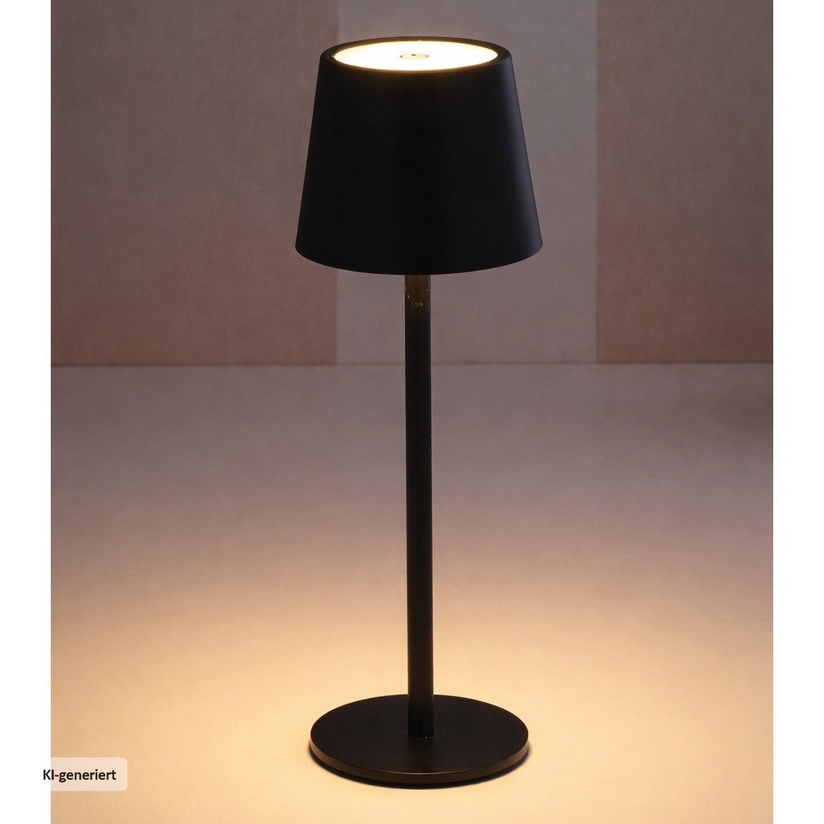 CEPEWA Tischleuchte Tischleuchte LED Touch Akku schwarz USB wiederaufladbare Tischlampe