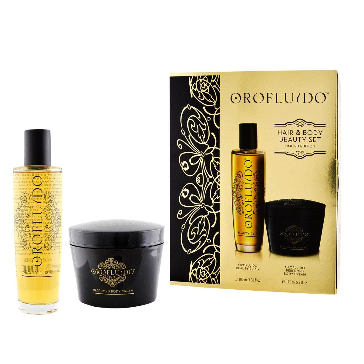 OROFLUIDO Set Beauty Limited Body Orofluido & Hair Haarelexier Edition