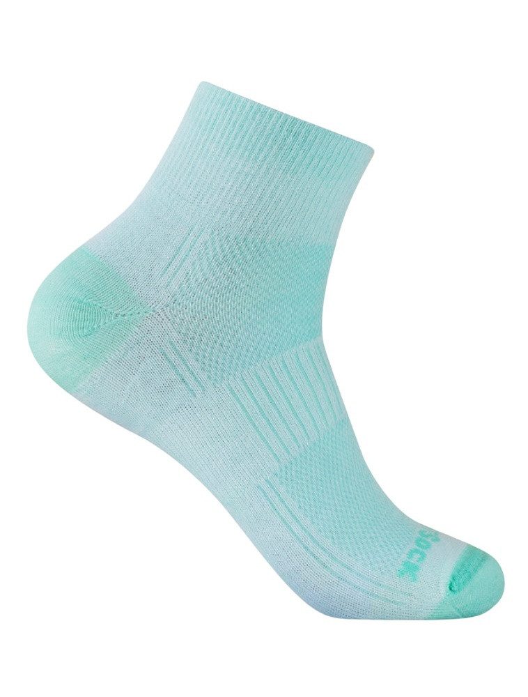 Wrightsock Sportsocken Quarter Coolmesh II (dünn, atmungsaktiv, bequem) hel günstig online kaufen