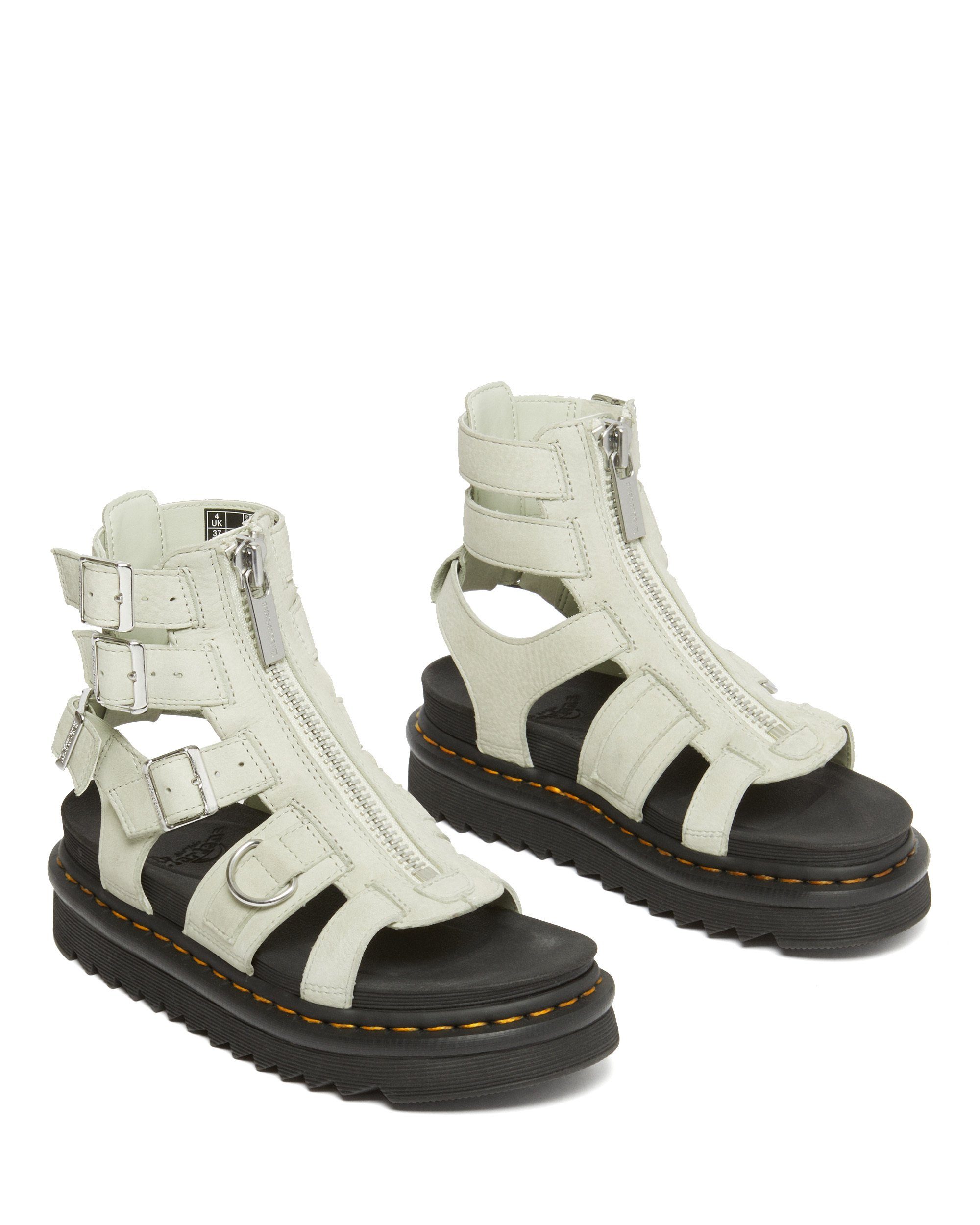 DR. MARTENS OLSON tumbled nubuck Sandale