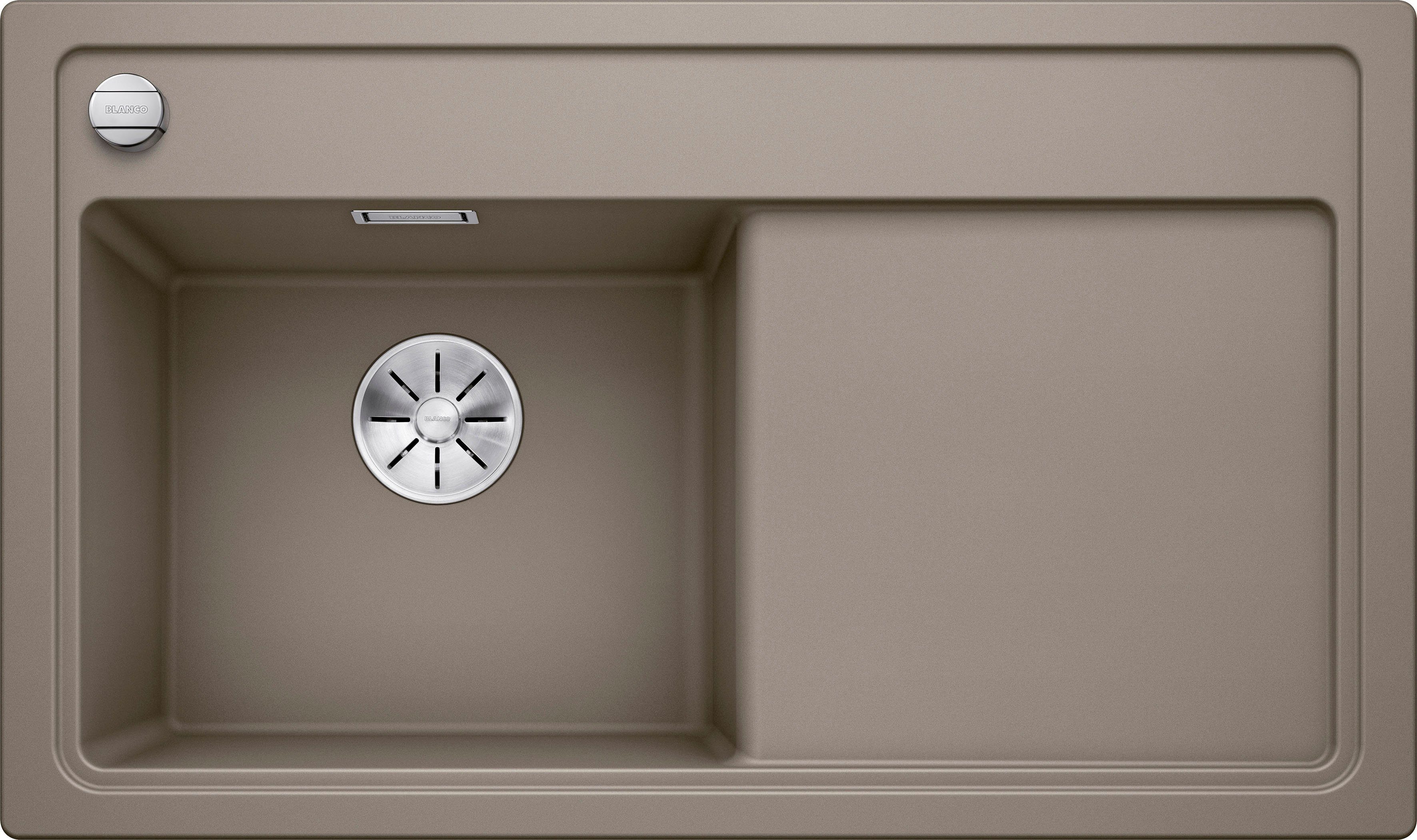 Blanco Küchenspüle ZENAR 45 S, rechteckig, 86/51 cm, (Set), Mit Ablauffernbedienung