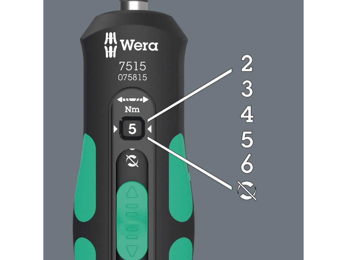Wera Schraubendreher 7515/16 Kraftform Safe-Torque Speed, (Set, 16-teilig), Geeignet zum Andocken an das Wera 2go System