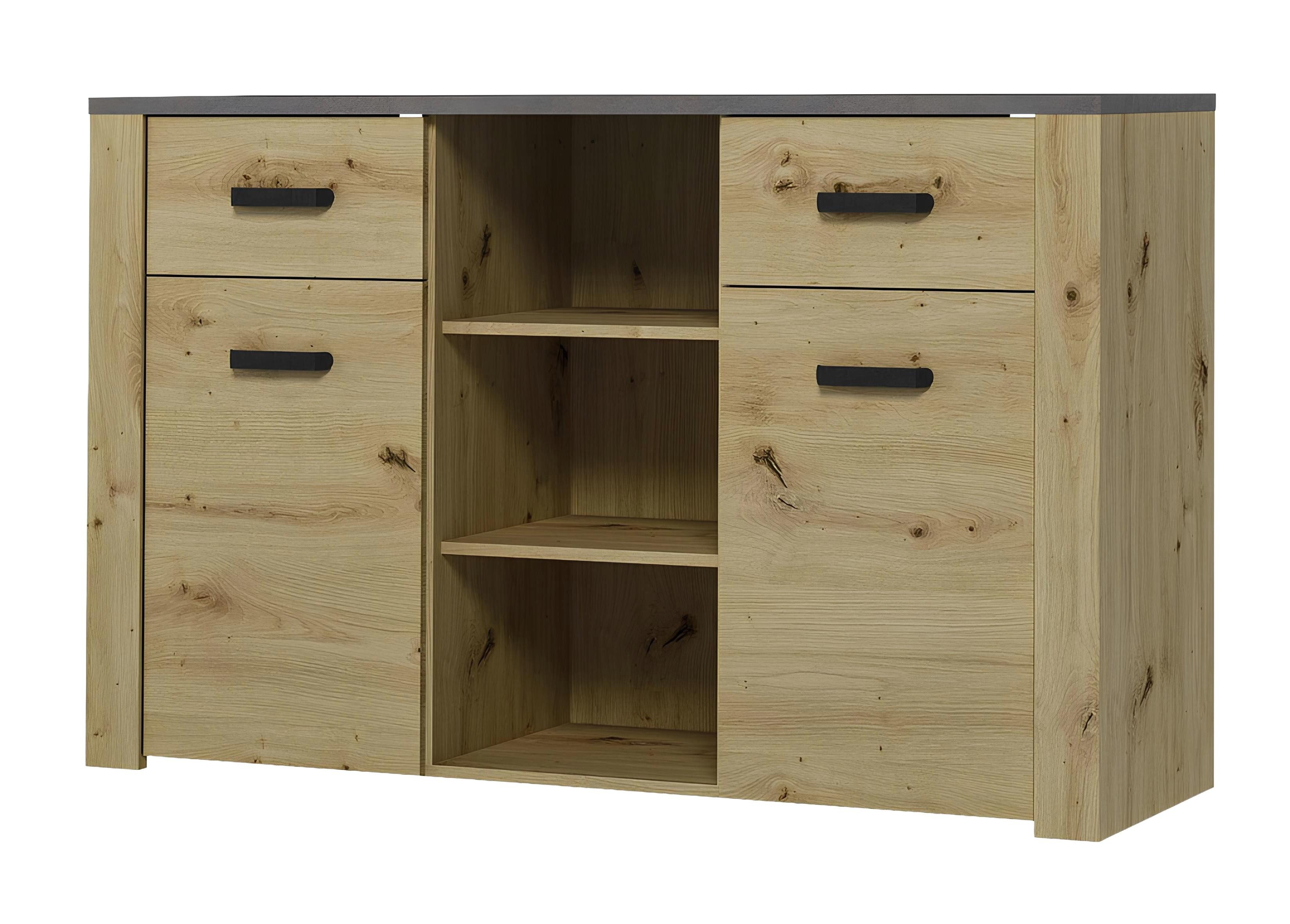 Xlmoebel Kombikommode Rustikale Holzkommode im Landhausstil mit viel Stauraum (Kommode, 1 St., Kommode), Hergestellt in Europa