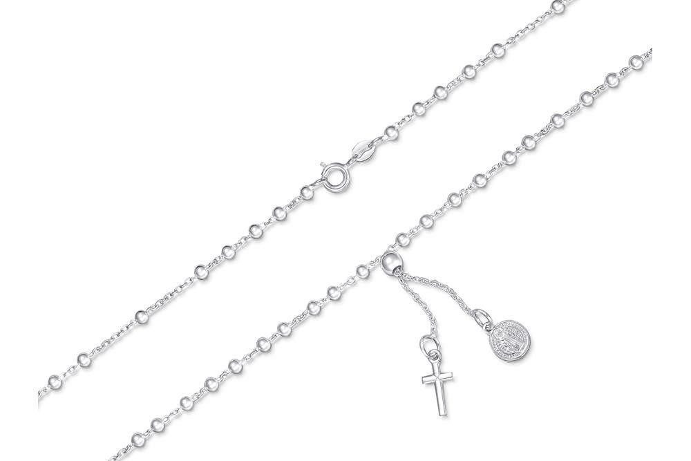 Silberkettenstore Silberkette Rosenkranz Kette - 925 Silber, zwei Längen wä günstig online kaufen