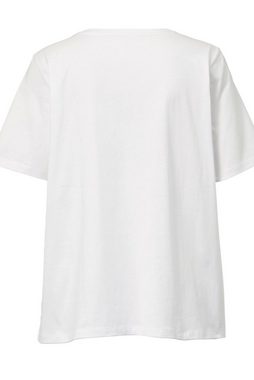 Sara Lindholm Rundhalsshirt T-Shirt Regular Fit Color-Print Rundhals Halbarm