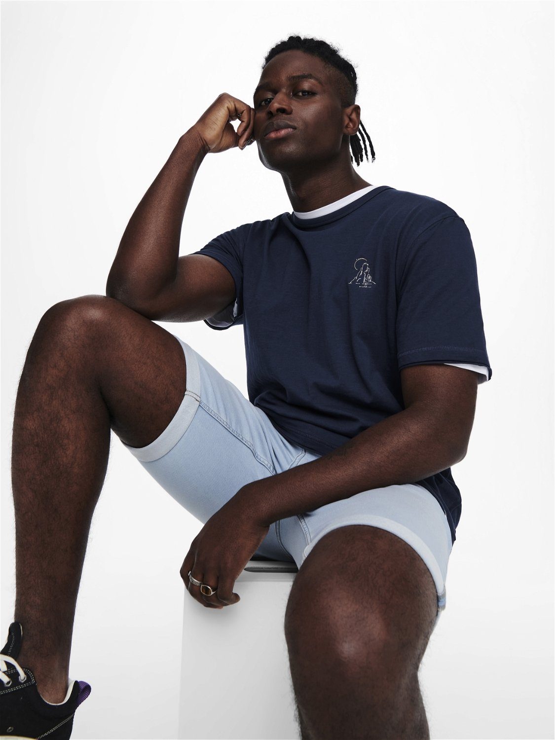 ONLY & SONS Jeansshorts ONSPLY LIGHT BLUE 5189 SHORTS DNM NOOS