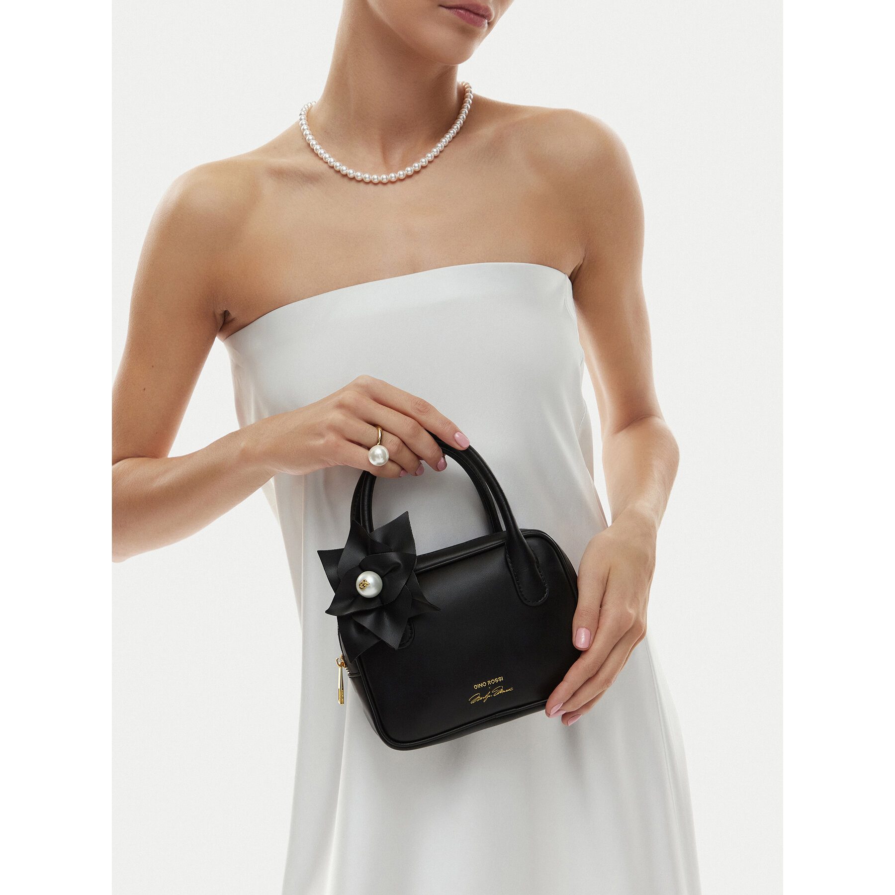 Handtasche Gino Rossi Damenhandtasche Schwarz