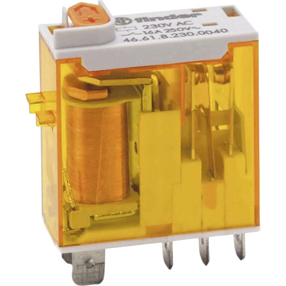 finder Zeitrelais Finder 46.61.8.230.0040 Steckrelais 230 V/AC 16 A 1 Wechsler 1 St., (46.61.8.230.0040)