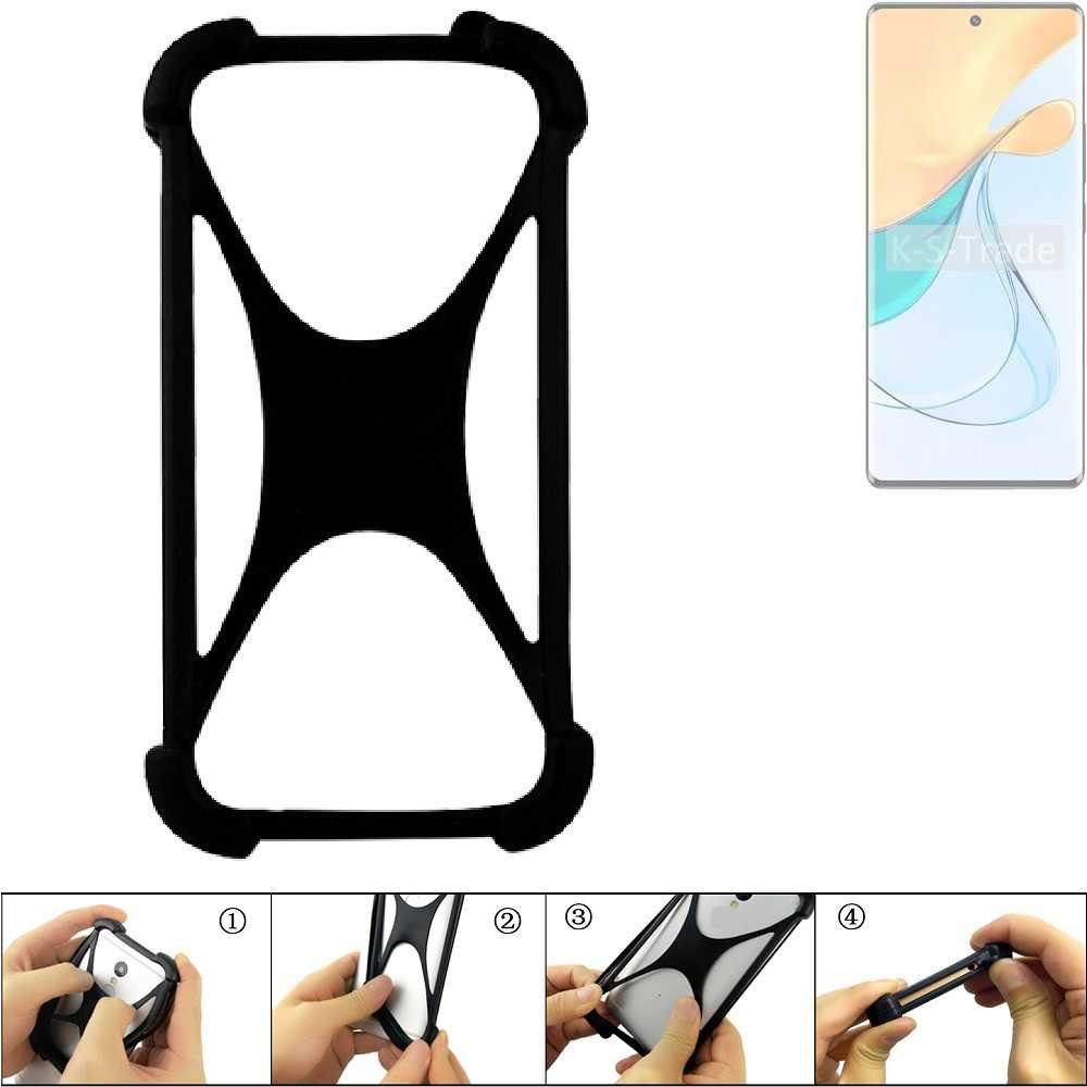 K-S-Trade Handyhülle für ZTE Blade V50 5G, Handy-Hülle Schutz-Hülle Silikon Bumper TPU Softcase Smartphone