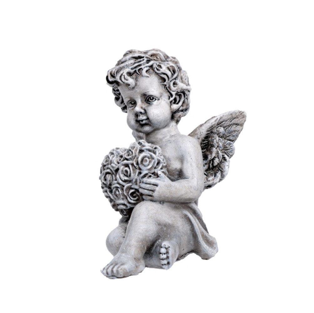 Linoows Dekoobjekt Grabfigur Engel sitzender Grabengel günstig online kaufen