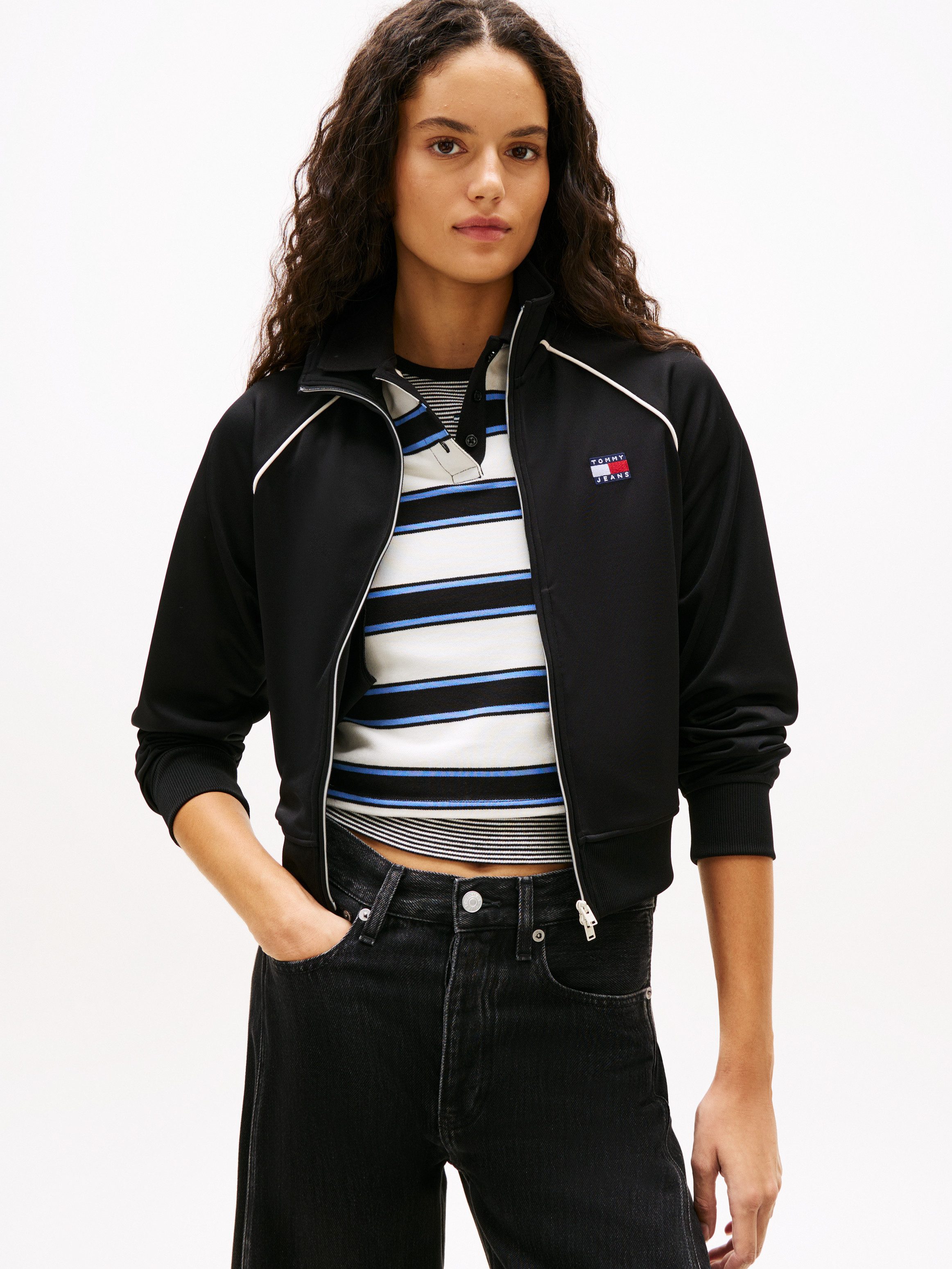 Tommy Jeans Yoga-Sweatjacke TJW BADGE TRACK JACKET EXT