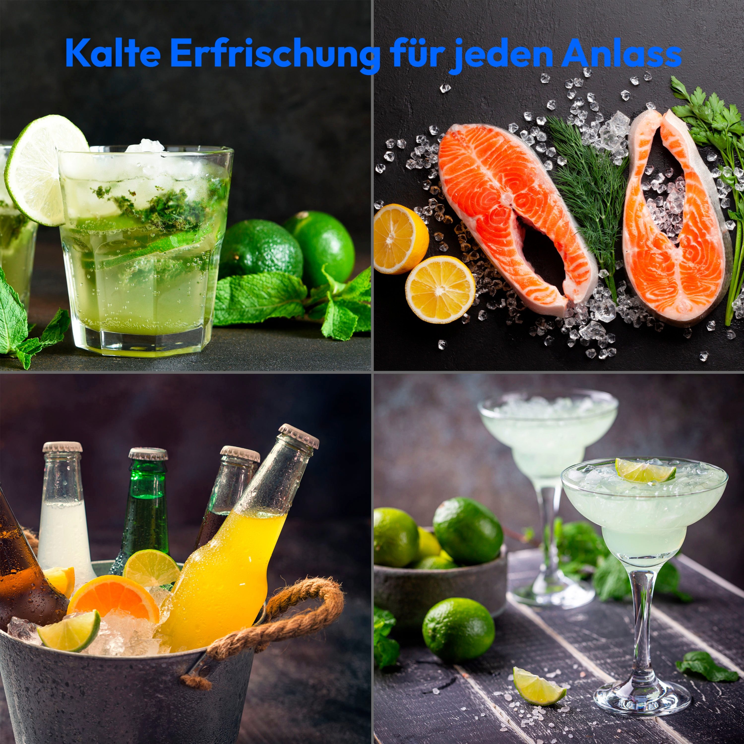 Medion® Eiswürfelmaschine MEDION Nugget Eiswürfelbereiter MD 11960, 2 Liter Wassertank, bis zu 15 kg fertige Eiswürfel in 24 Stunden