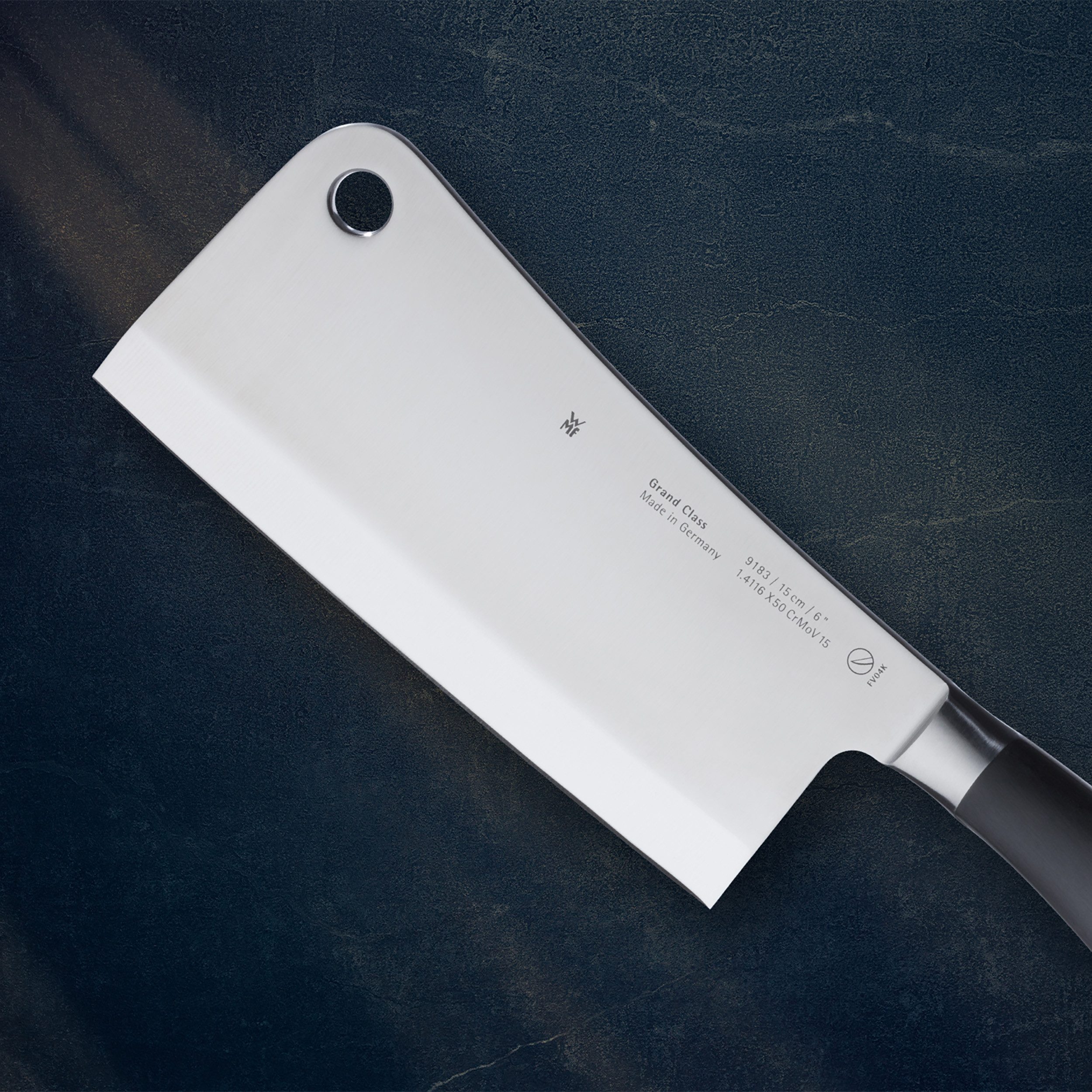 WMF Hackmesser Grand Class, 15 cm, langanhaltende Schärfe, handgeschmiedeter Spezialklingenstahl