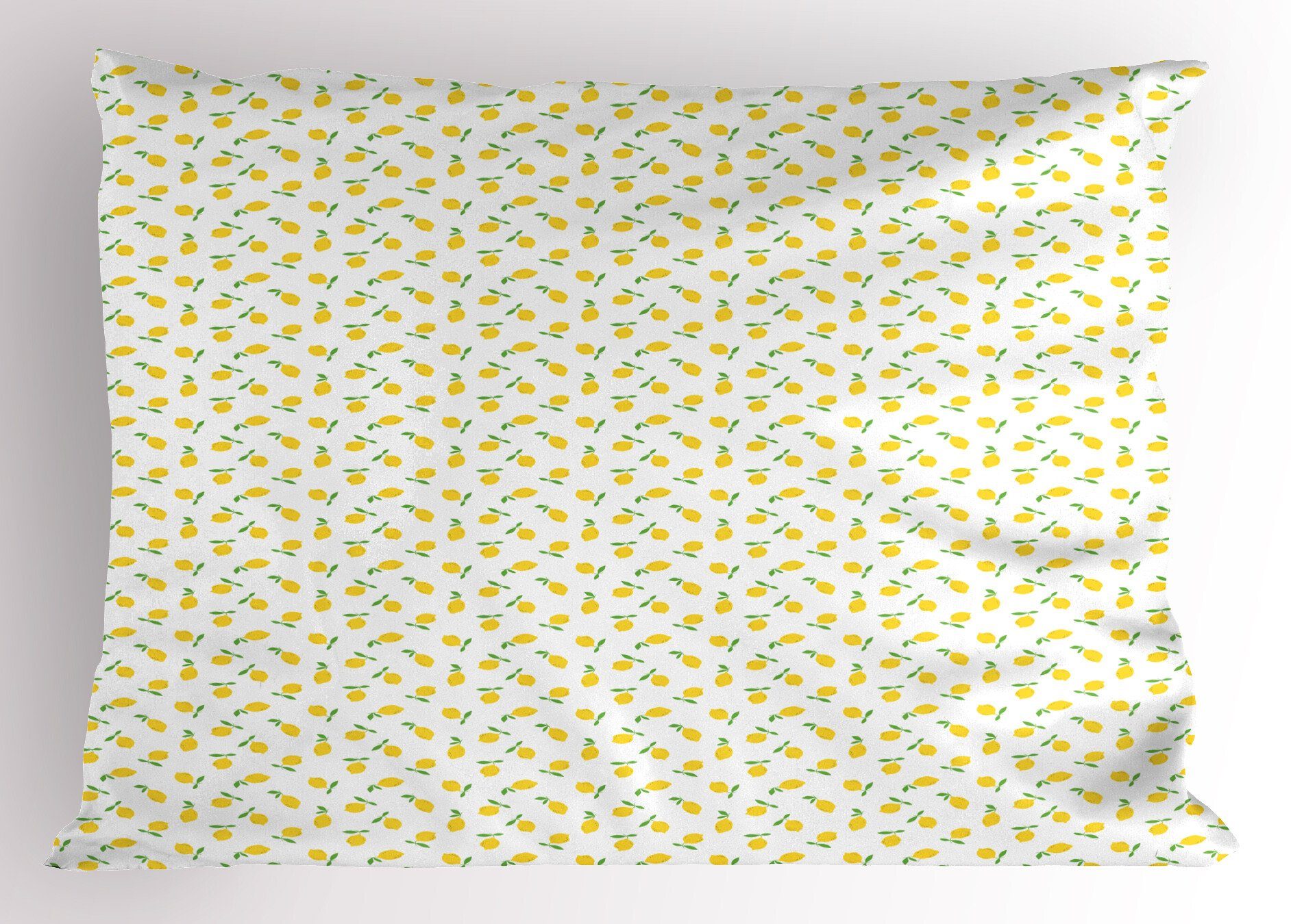 Zitrusfrucht Standard Kissenbezug, King Gedruckter Sommer, Stück), (1 Abakuhaus Dekorativer Size Kissenbezüge Zitrone