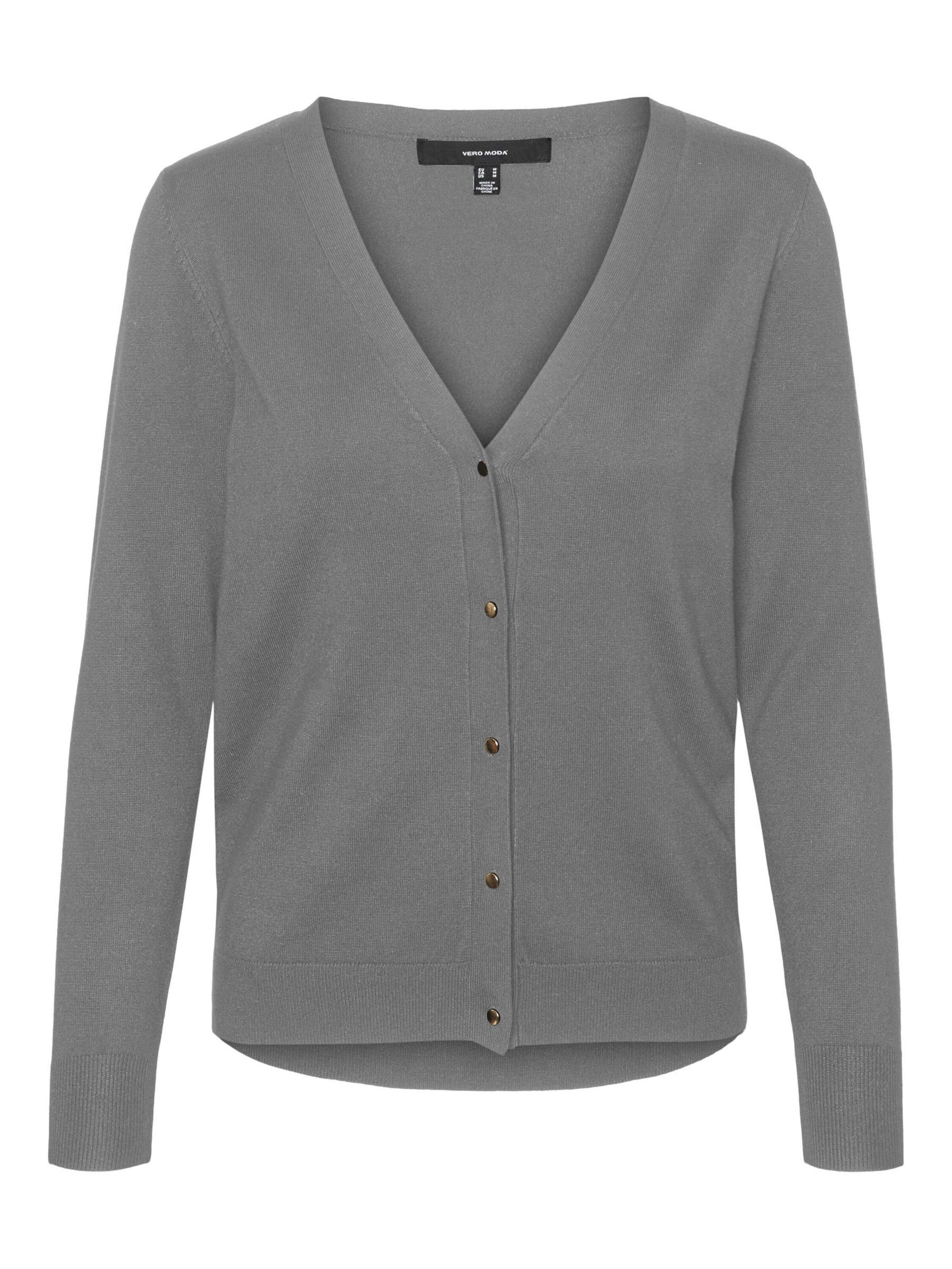 Vero Moda Strickjacke VMSILJE LS V-NECK günstig online kaufen
