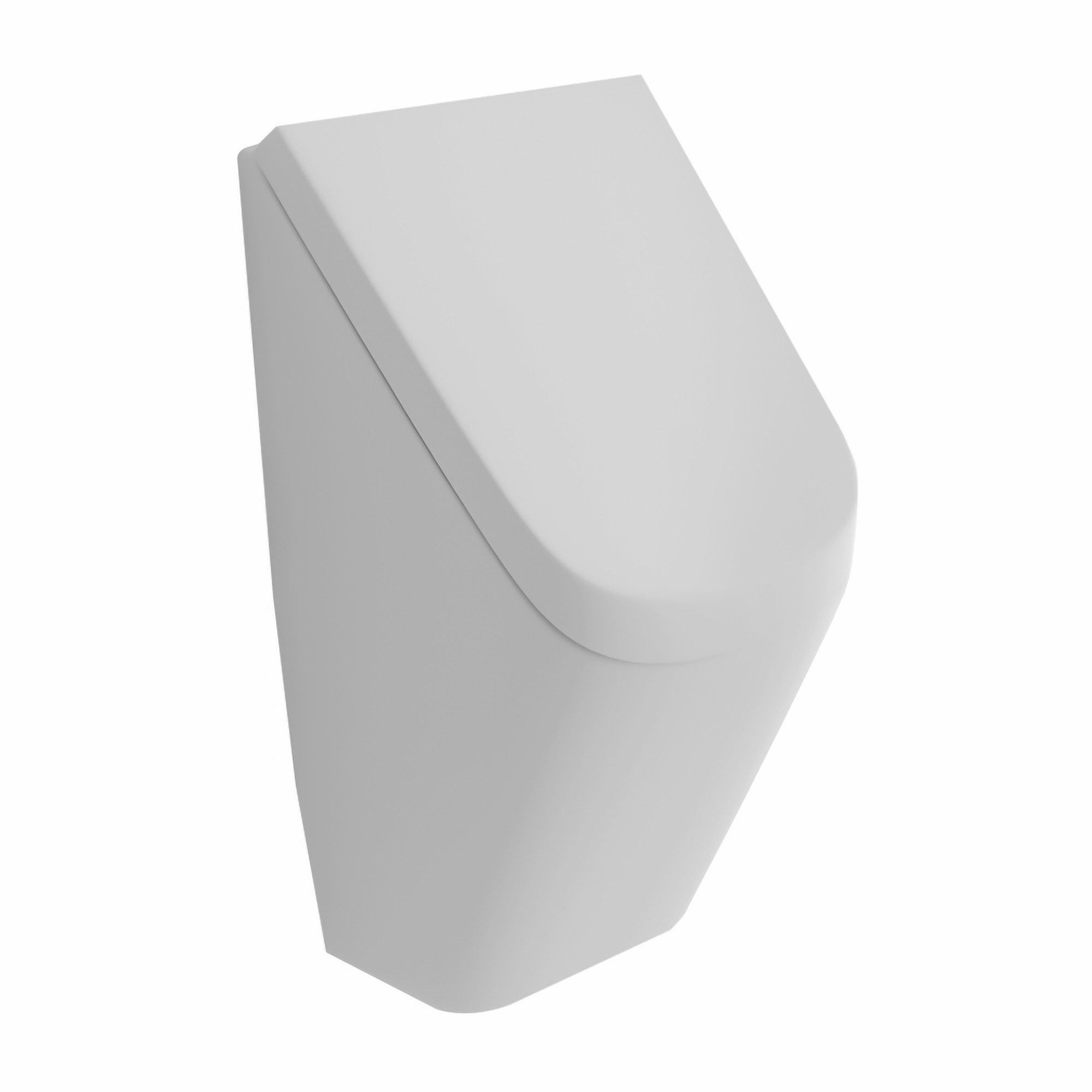 Vitra Urinal Pisoir Komplettset mit Deckel und Absaug-Siphon - Urinalbecken Männer, Keramik, (2-tlg., Pisoar mit Deckel), hygienisches Urinalbecken mit Vitraclean Beschichtung