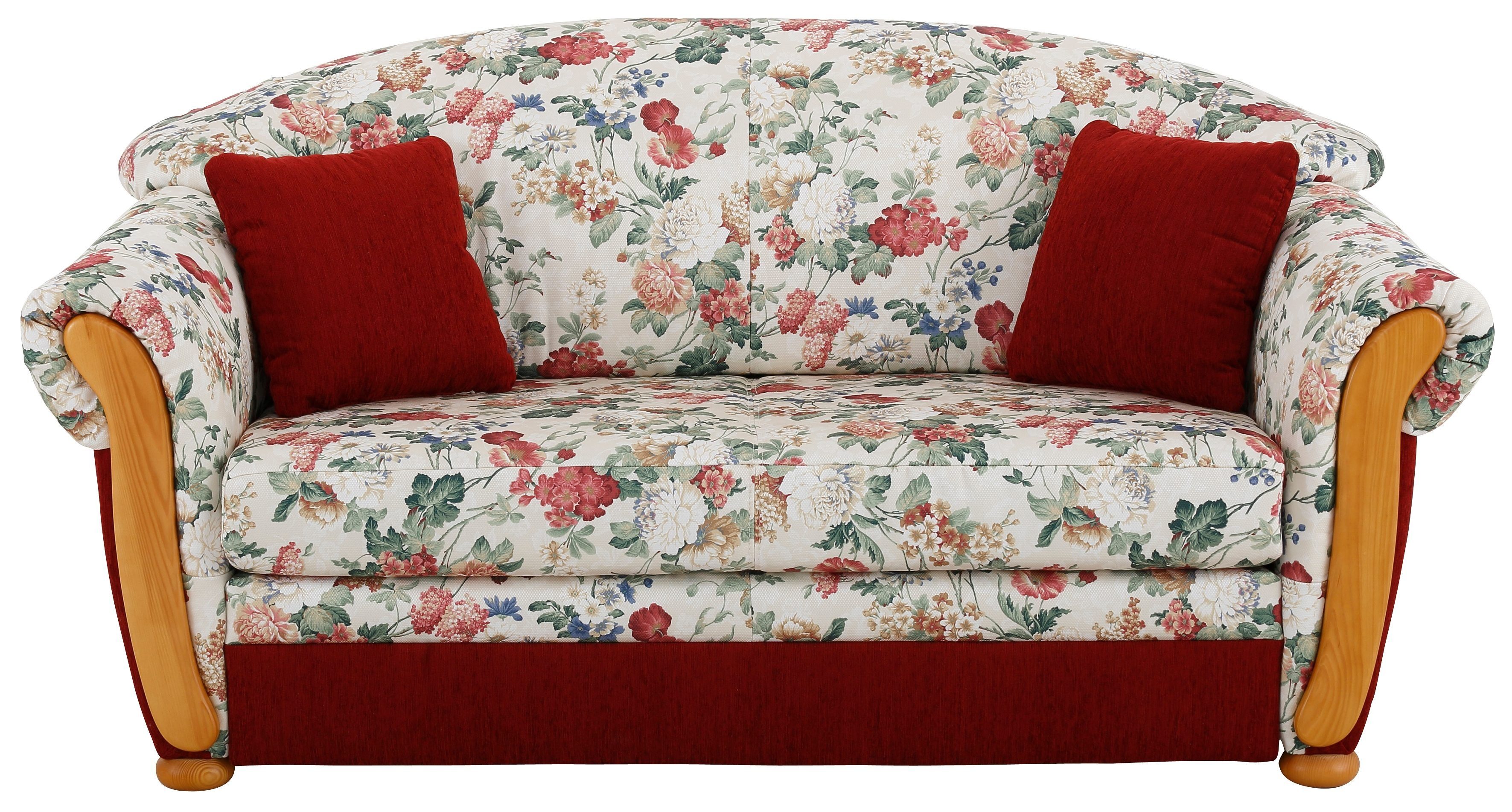 Home affaire 2-Sitzer Milano, Schlafsofa im Landhaus-Stil, bequem, Liegeflä günstig online kaufen