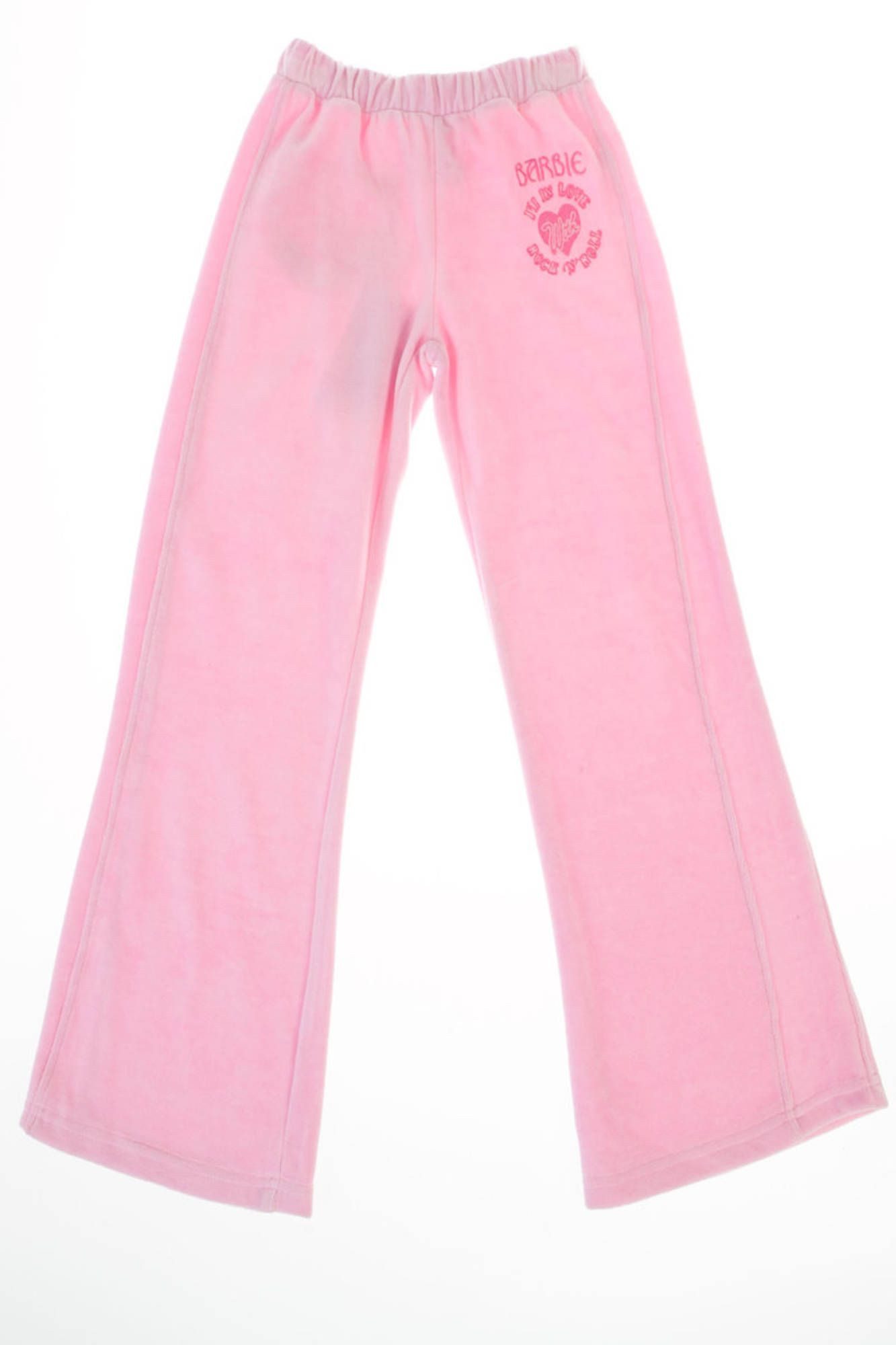 Barbie 5-Pocket-Hose Rosa Mädchenhose mit Logo & elastischem Bund - 1 Tasche, bequem!