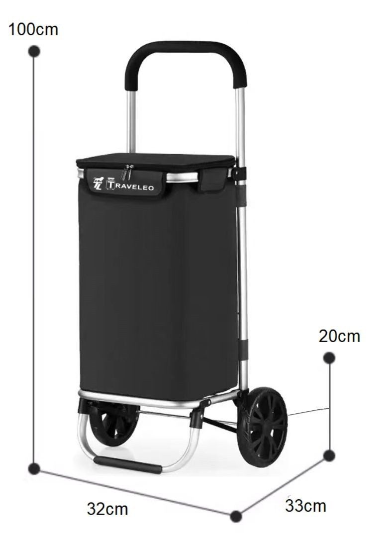 Rungassi Einkaufstrolley XL Einkaufstrolley 40L Trolley Einkaufswagen Shopp günstig online kaufen