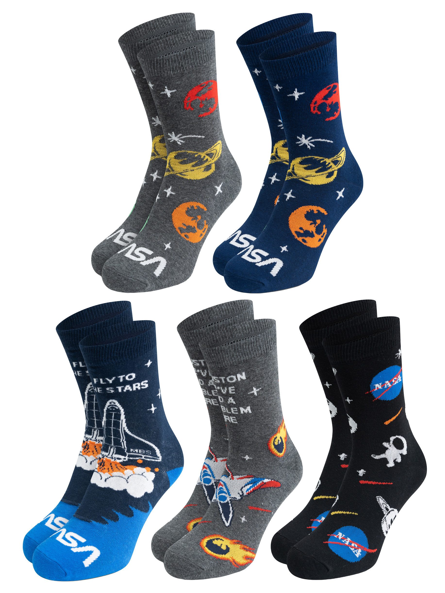 United Labels® Socken NASA Socken Sneaker günstig online kaufen