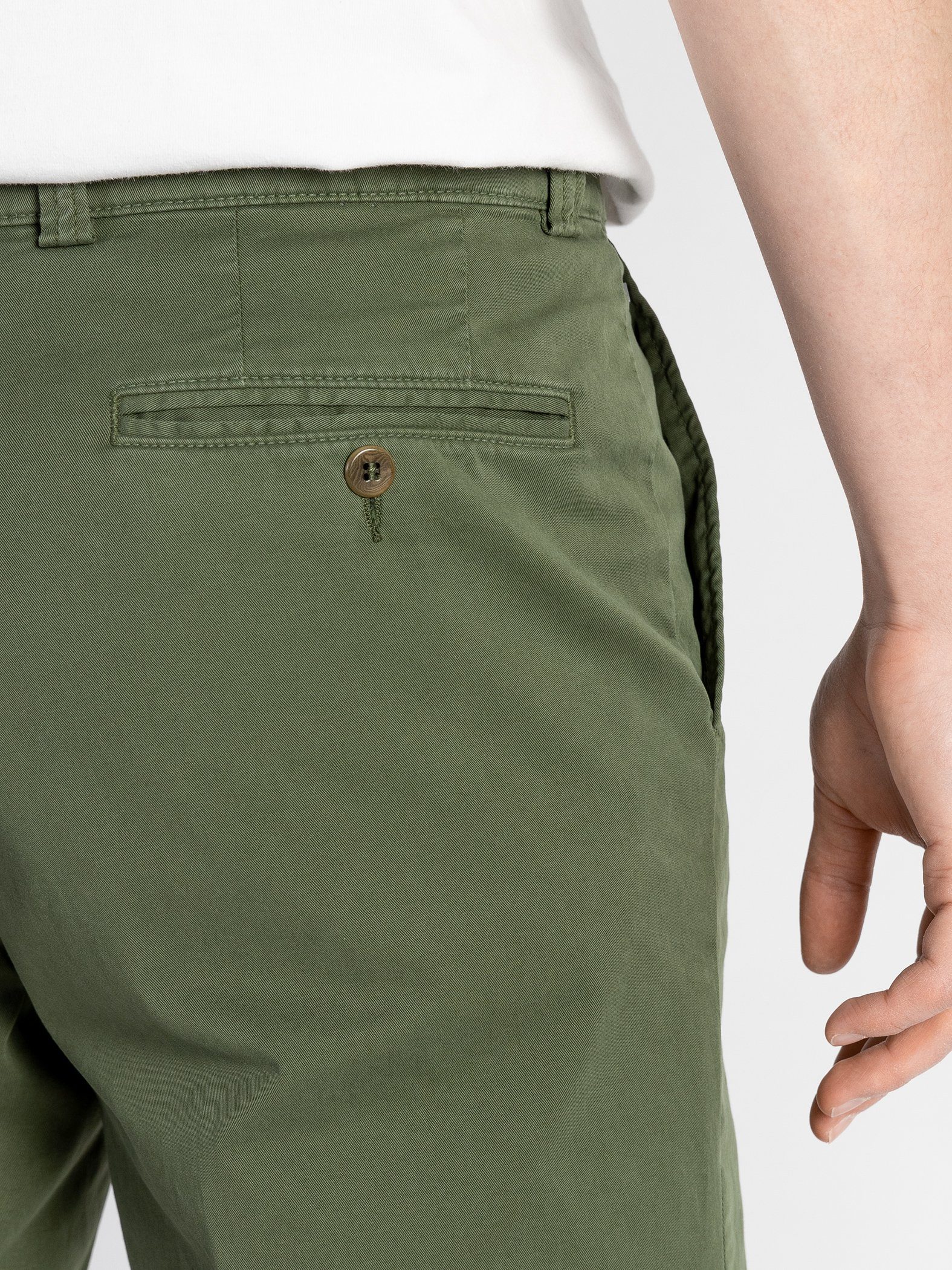 Grün Bund, TwoMates GOTS-zertifiziert Shorts Farbauswahl, Shorts mit elastischem