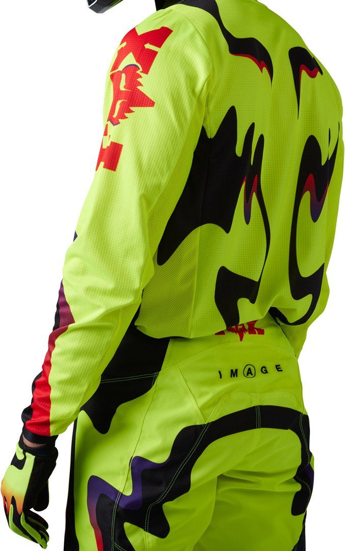 Fox Funktionsshirt 180 Kozmik Motocross Jersey Yellow