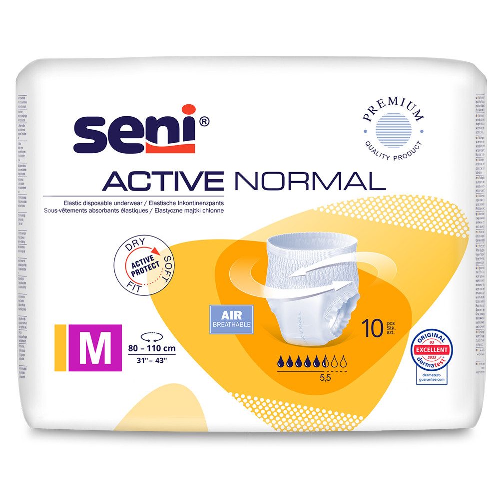 Inkontinenz-Pants Seni Active Normal Inkontinenzslips Größe M (1x10