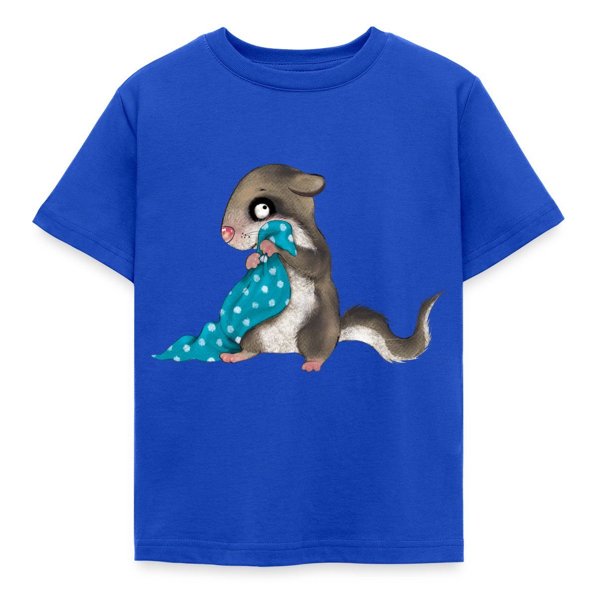 Spreadshirt T-Shirt Der Kleine Siebenschläfer Und Seine Schnuffeldecke Kinder T-Shirt (1-tlg)