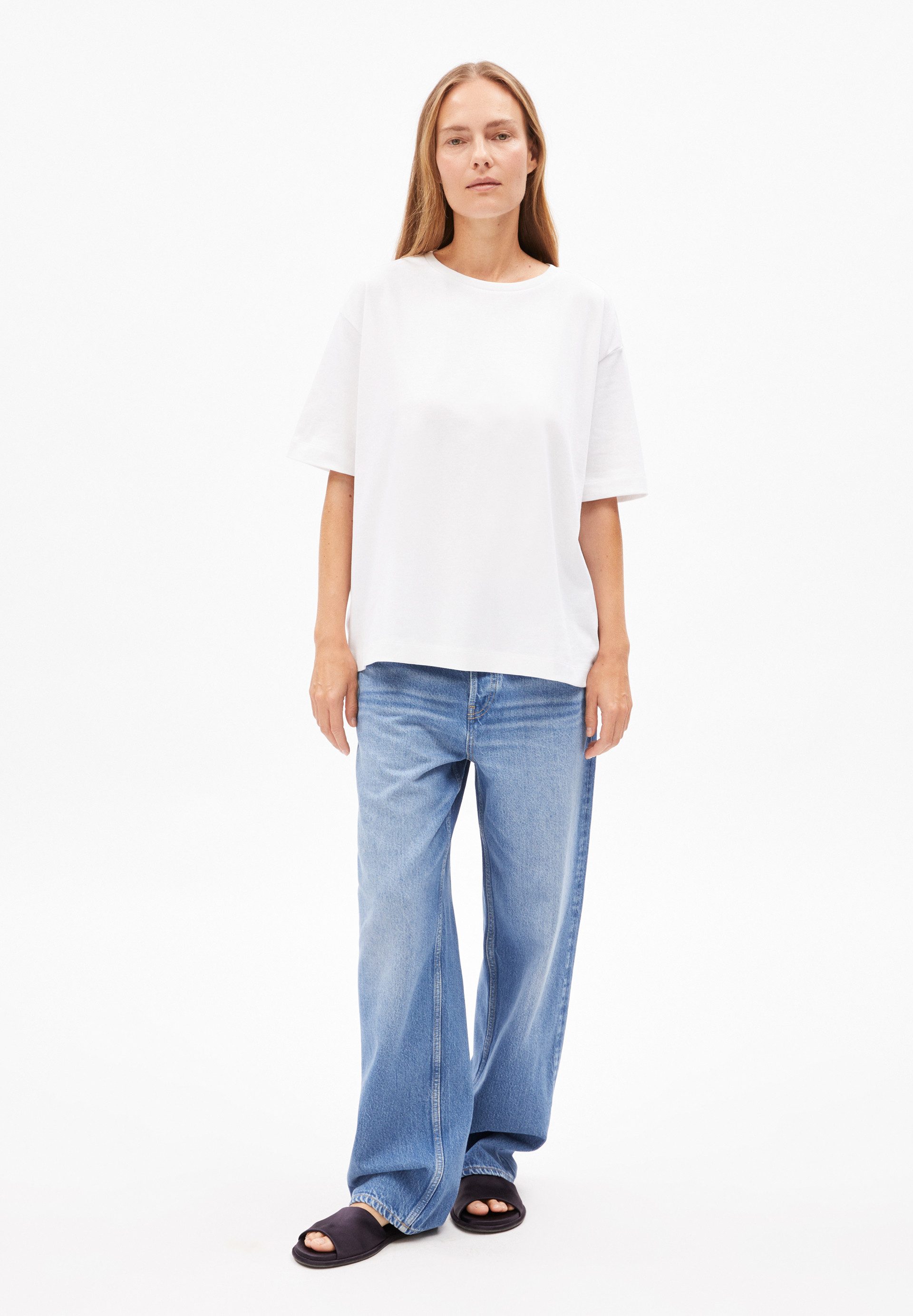 Armedangels T-Shirt GIANNAA T-Shirt aus recyceltem Baumwoll Mix (Oversized günstig online kaufen