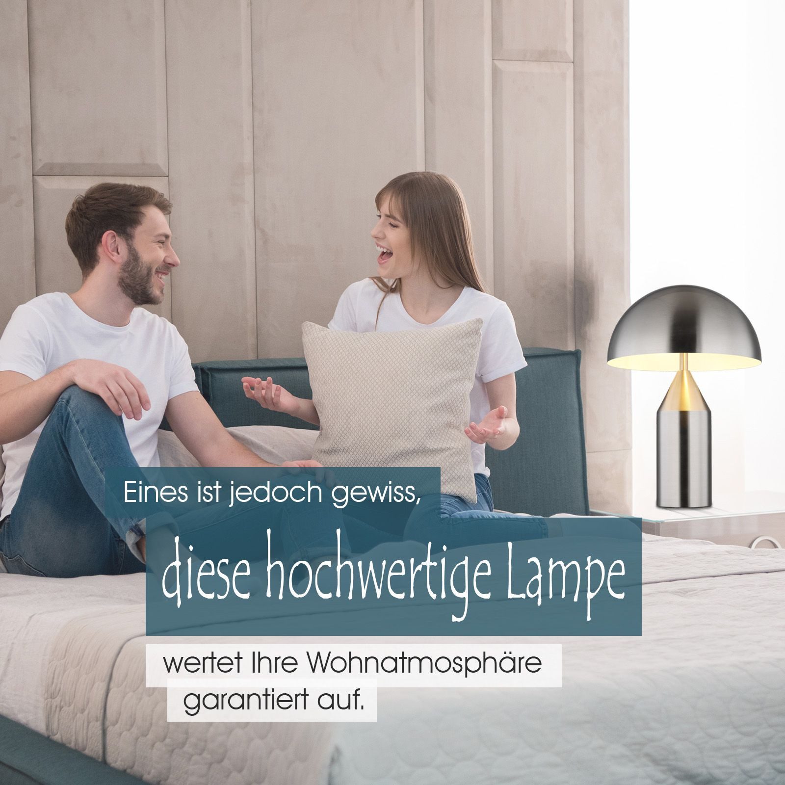 bmf-versand Tischleuchte Tischleuchte Wohnzimmer Tischlampe Schlafzimmer Nachttischlampe, Modern, ohne Leuchtmittel, Pilz Form