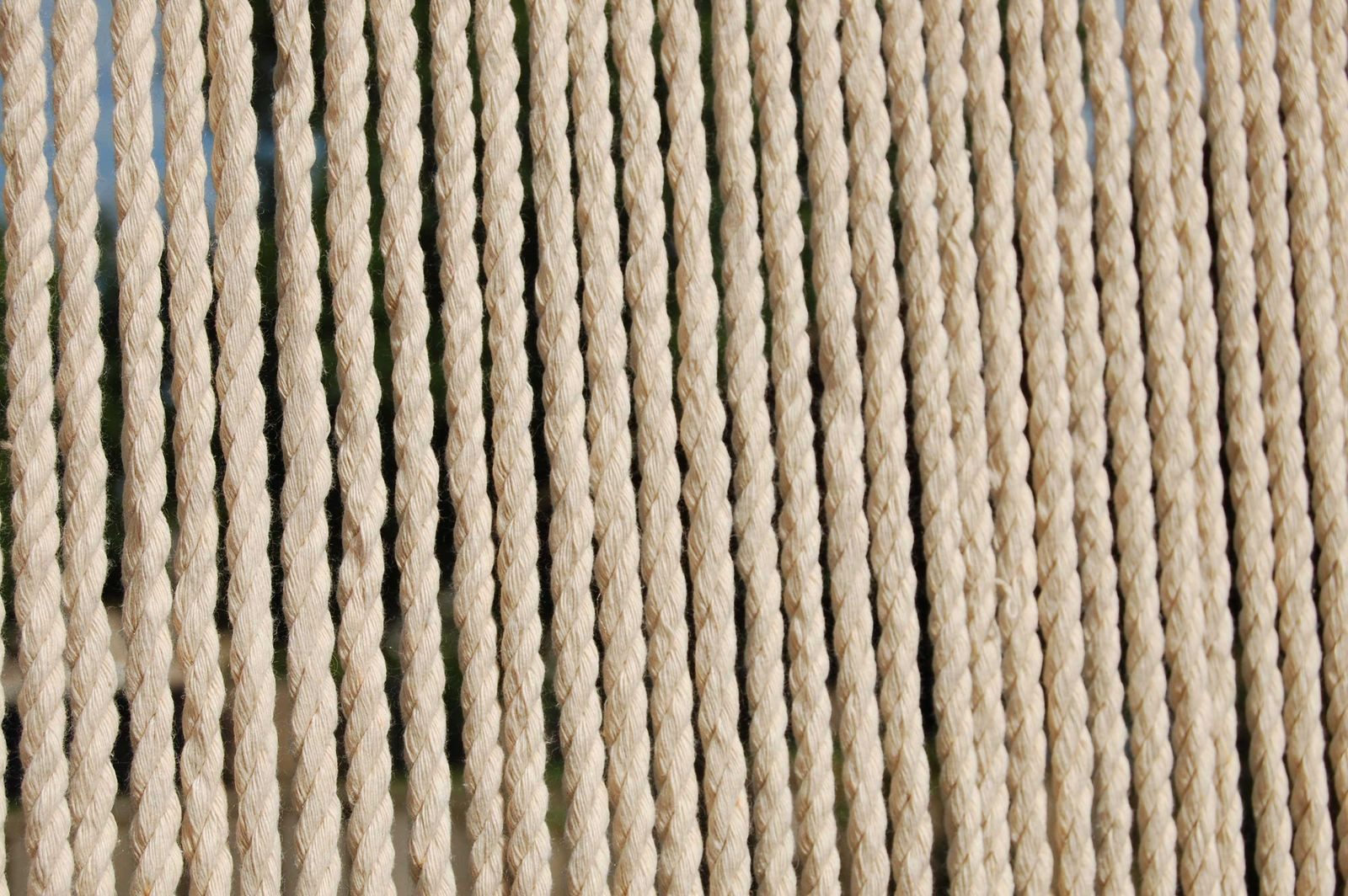 La Tenda Türvorhang CASA TOULON 3 Seilvorhang creme beige, Ösen, halbtransparent, 90 x 210 cm, Kunststoff - Schrauben inklusive