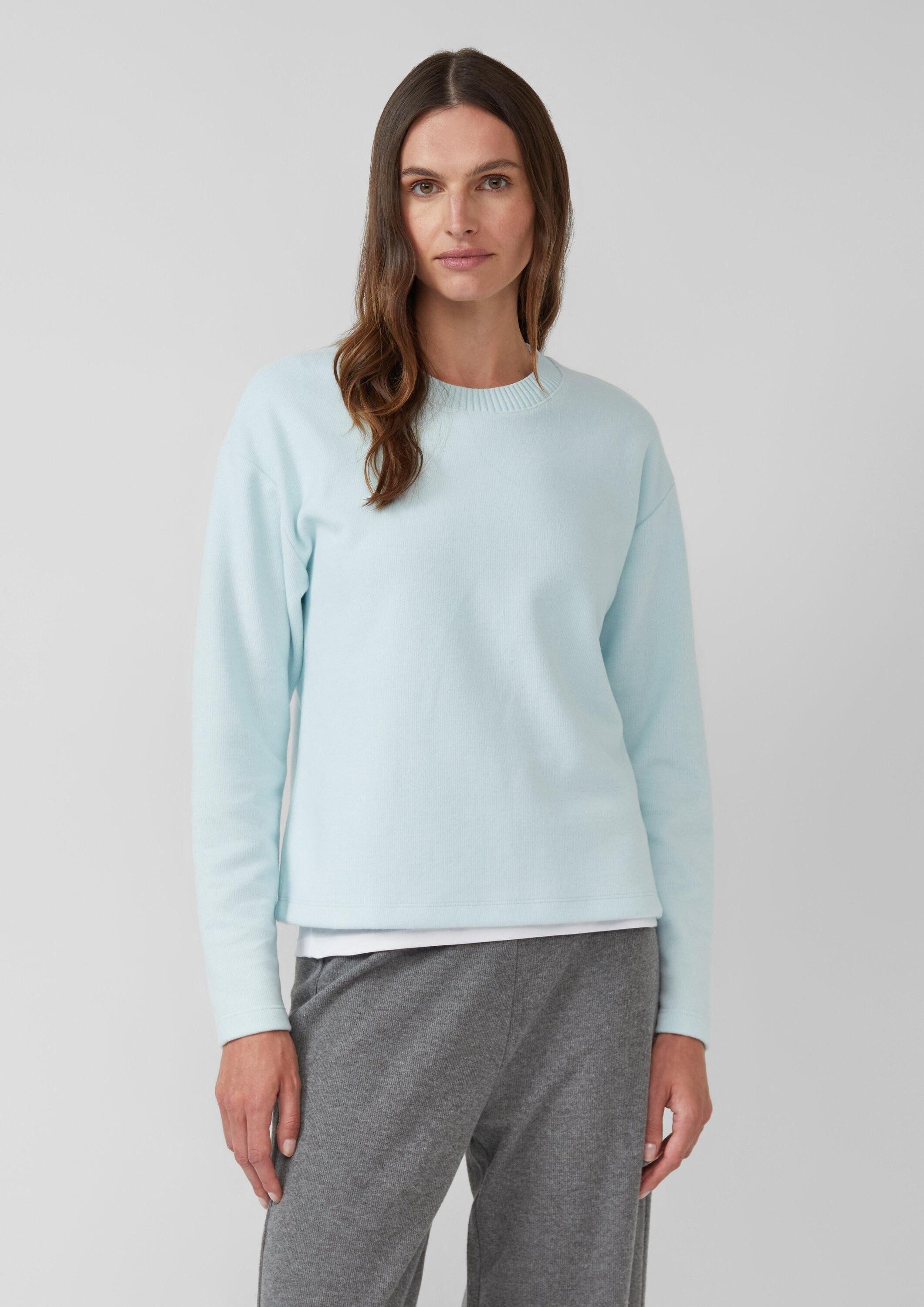 s.Oliver Sweatshirt Sweatshirt Flauschiges Sweatshirt (1-tlg) günstig online kaufen
