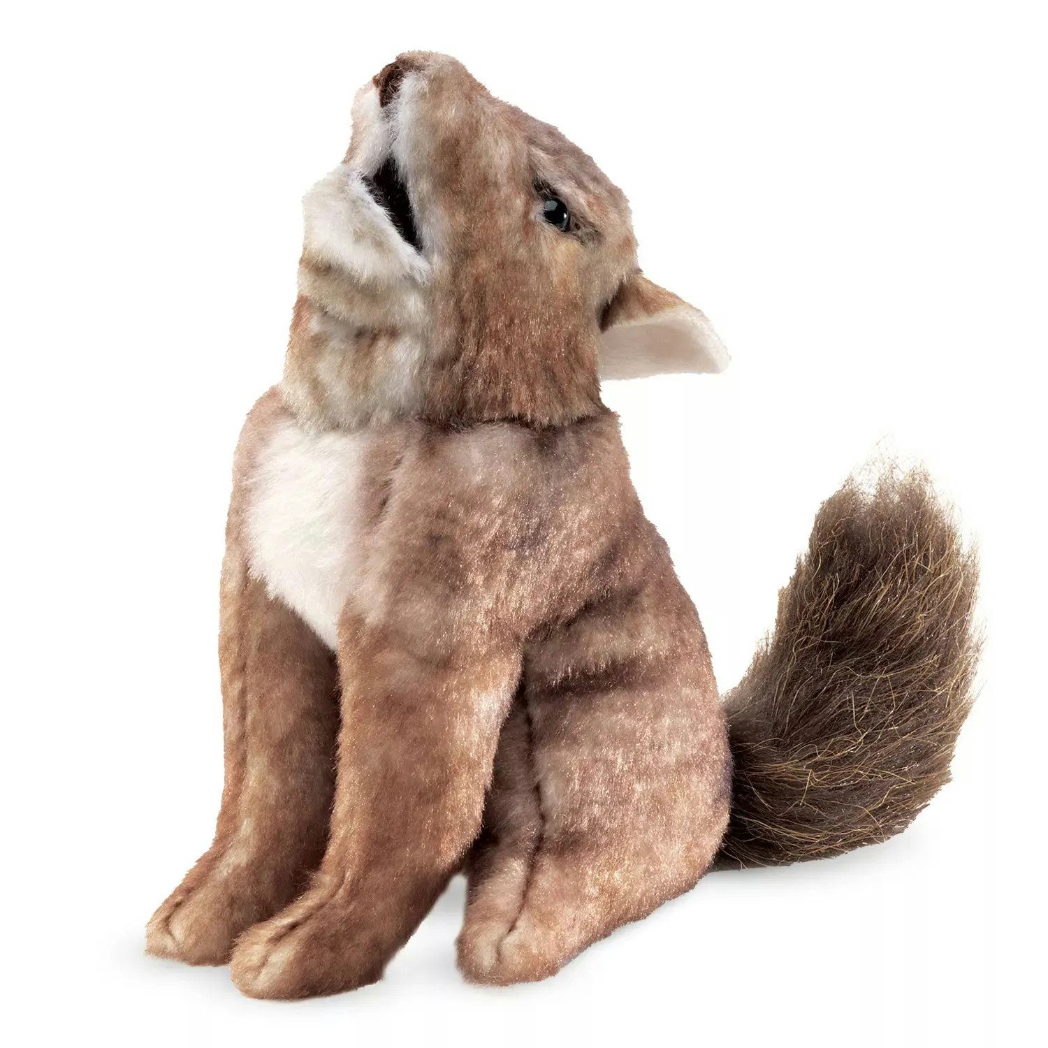 Folkmanis Handpuppen Handpuppe Folkmanis Handpuppe Mini Kojote / Mini Coyote 8005 (Packung)