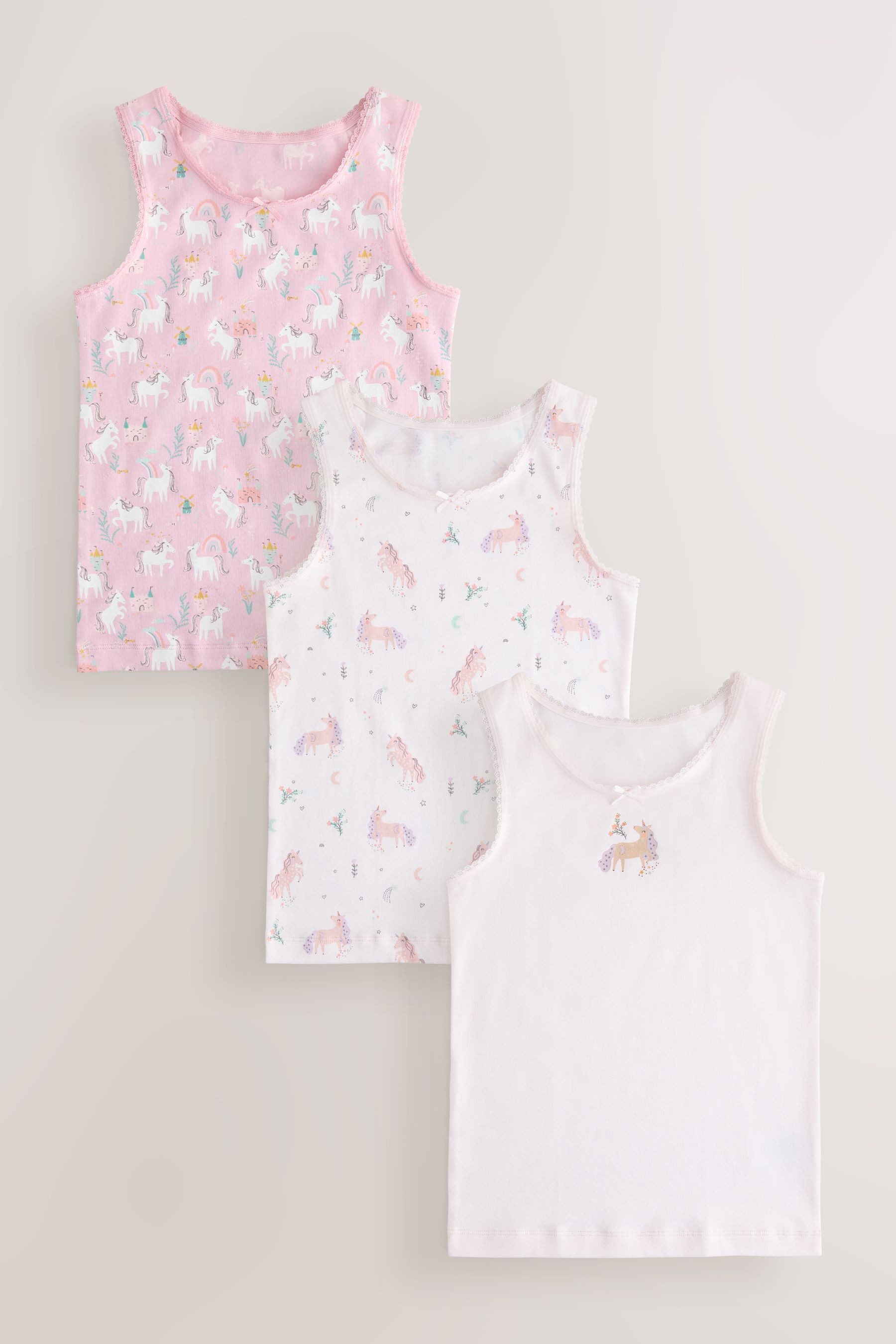 Next Trägertop Top, 3er-Pack (3-tlg)