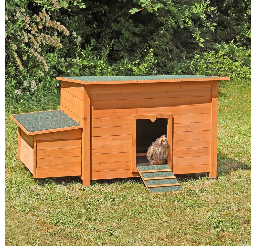 Thumbnail - Mucola Hühnerstall Hühnernest aus Holz Hühner Käfig Legenest Kleintier Stall Hühnerstall, Aufklappbares Dach