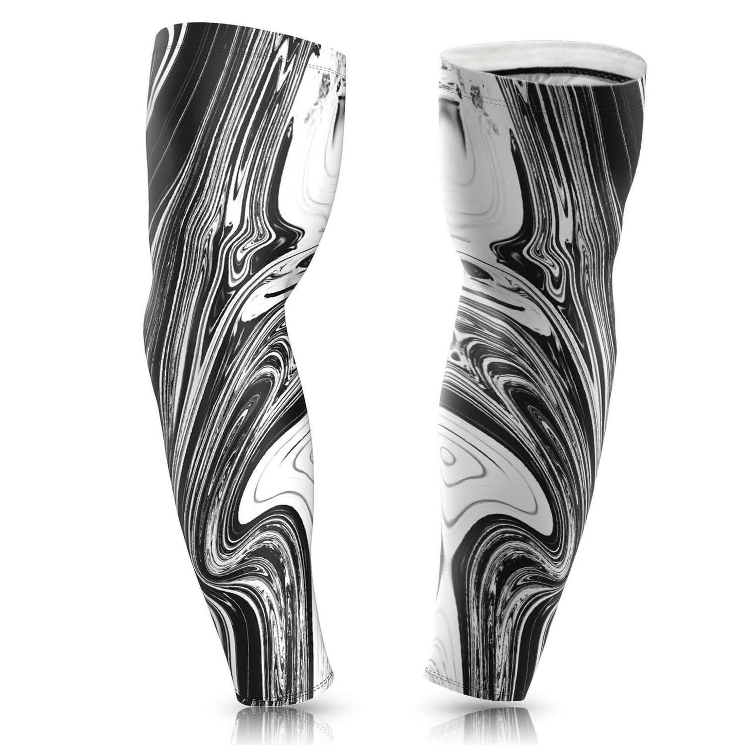LuxusKollektion Armlinge Arm Sleeve Gaming Sommer L Schwarz
