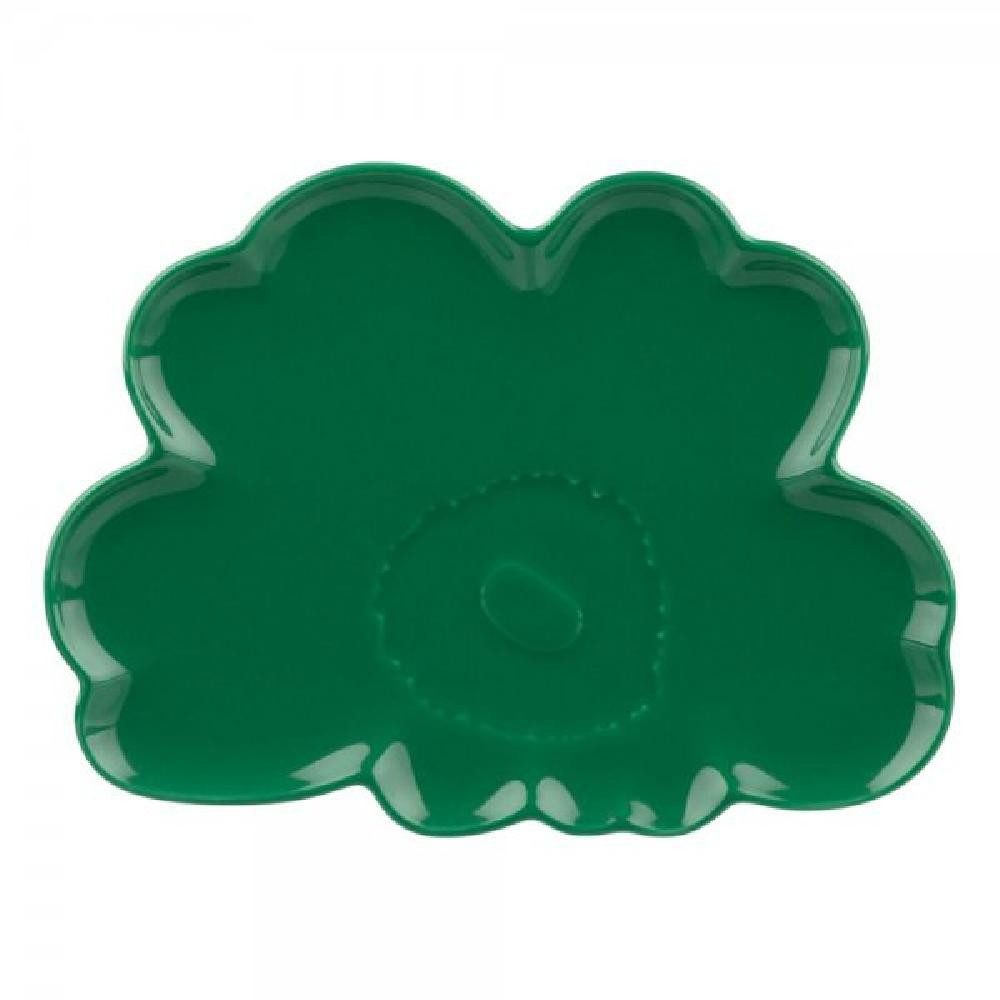 Marimekko Frühstücksteller Servierplatte Unikko Blumenförmige Green (19 cm)