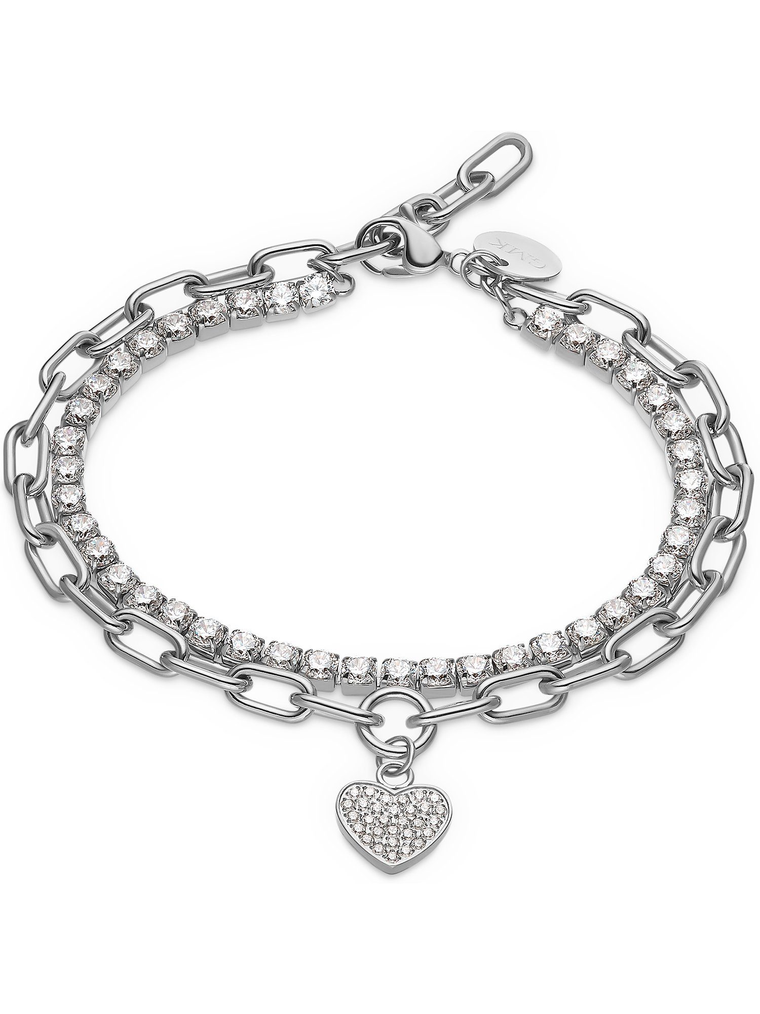 GUIDO MARIA KRETSCHMER Edelstahlarmband GMK Damen-Armband Edelstahl 71 Zirk günstig online kaufen