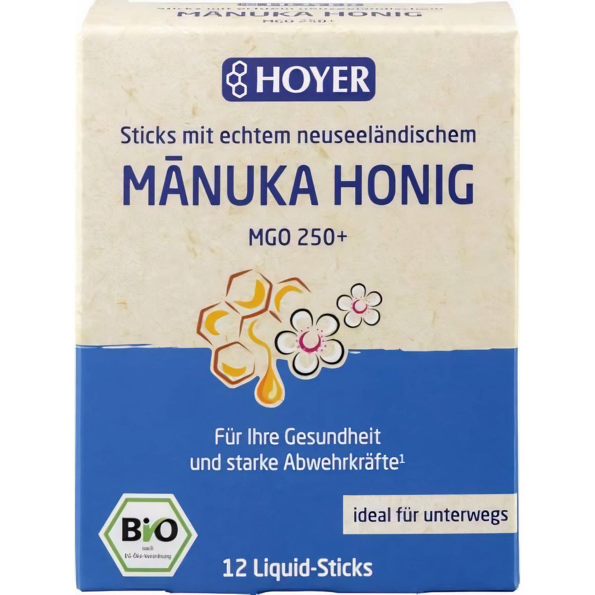 Hoyer Honig HOYER Manuka Honig Liquid-Sticks MGO 250+,(12 Sick