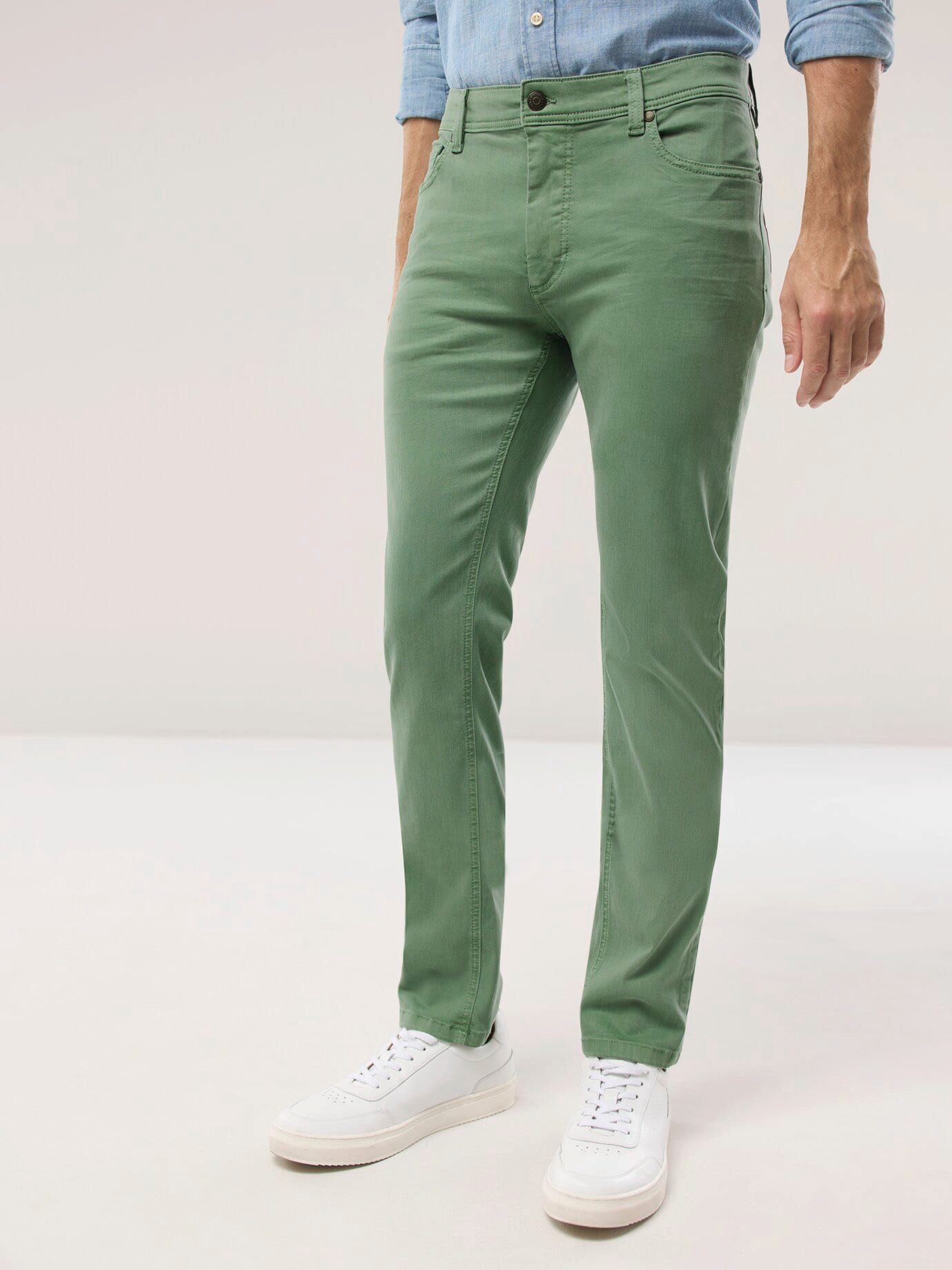 Walbusch Regular-fit-Jeans Herren Coloured Jeans Modern fit, modern, pflegeleicht, Kurzgröße