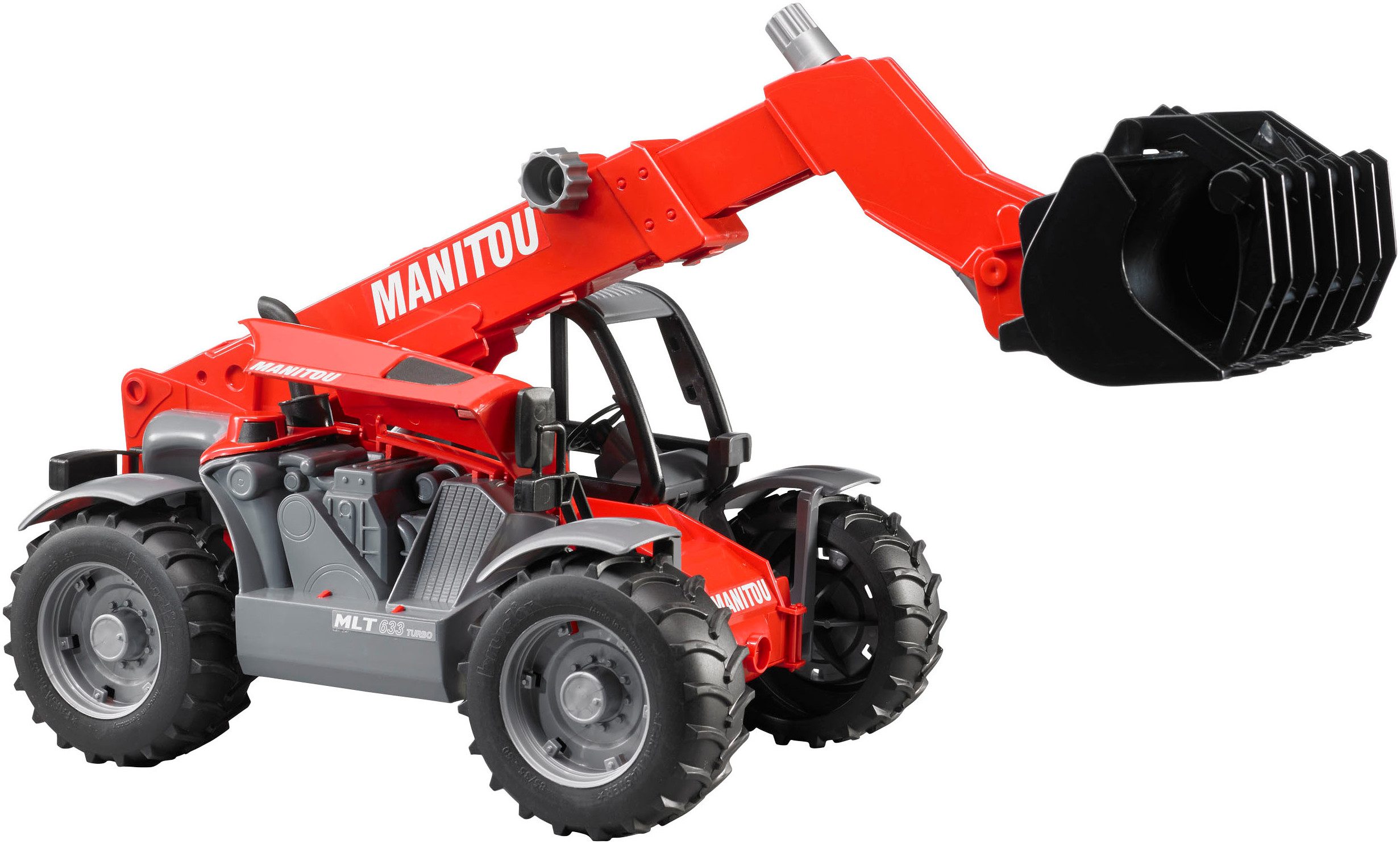 Bruder® Spielzeug-Radlader Manitou Teleskoplader MLT 633 40 cm (02125), Made in Europe